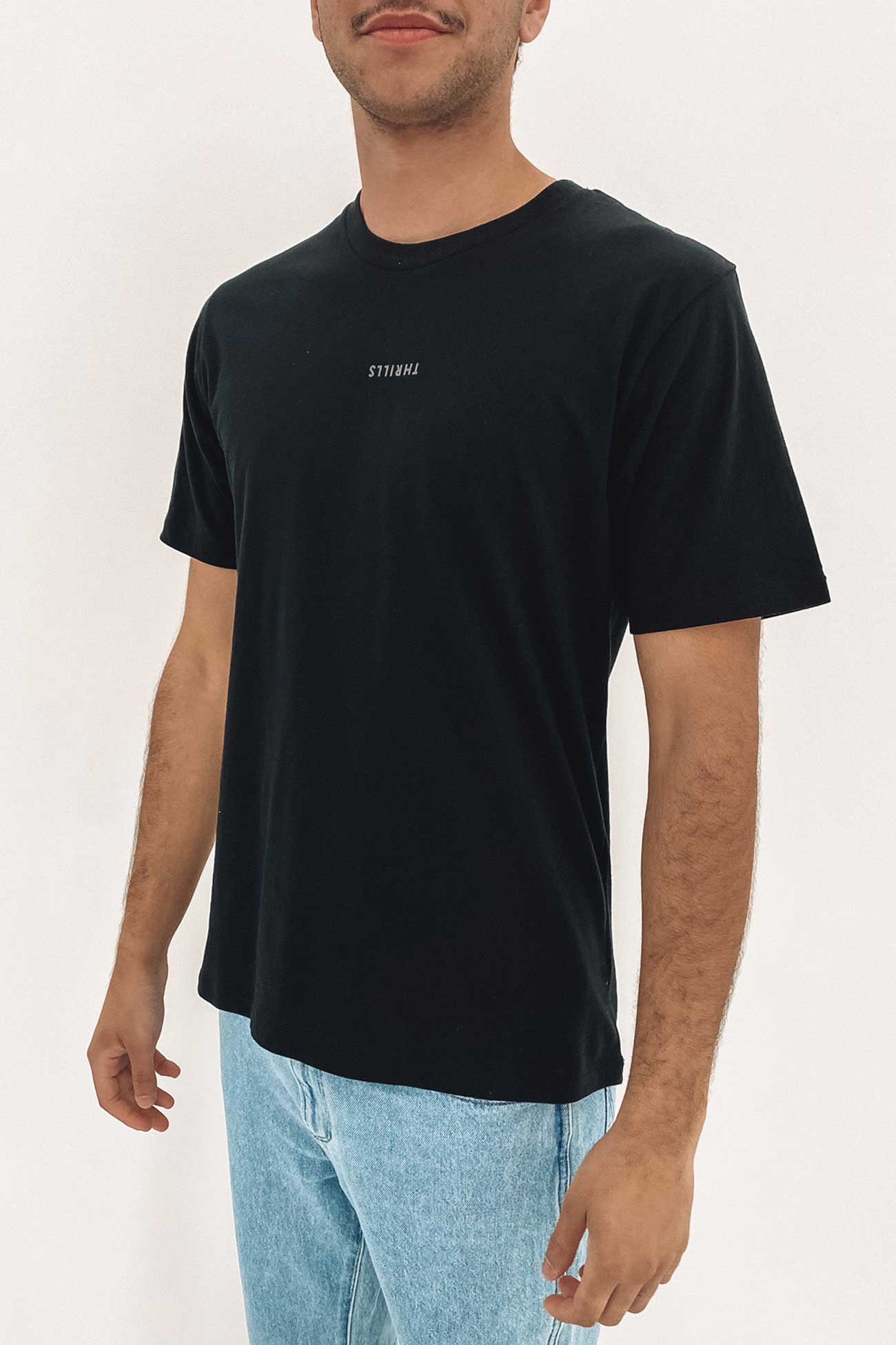 Minimal Thrills Merch Fit Tee Washed Black