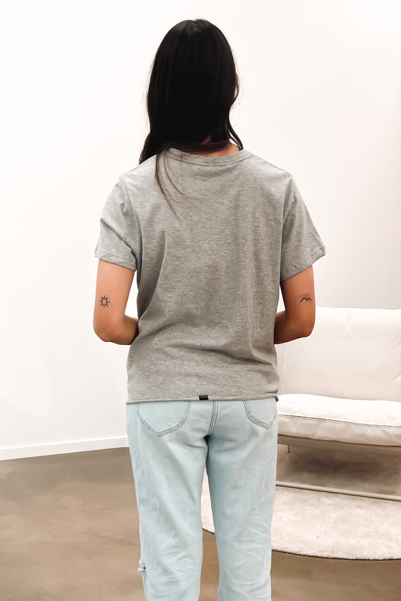 Minimal Thrills Relaxed Tee Grey Marle