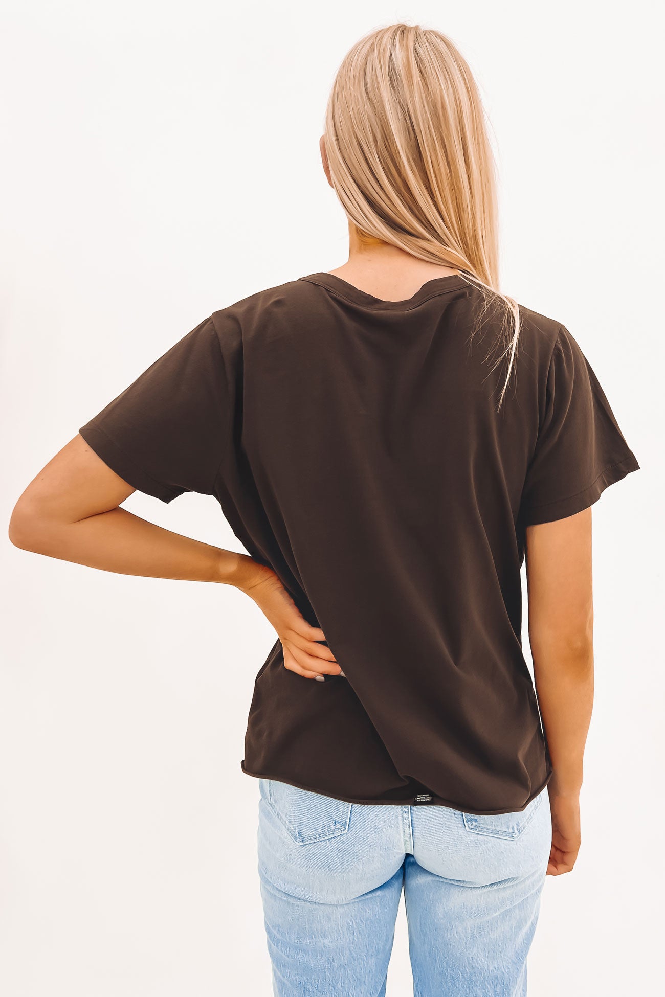 Minimal Thrills Relaxed Tee Postal Brown