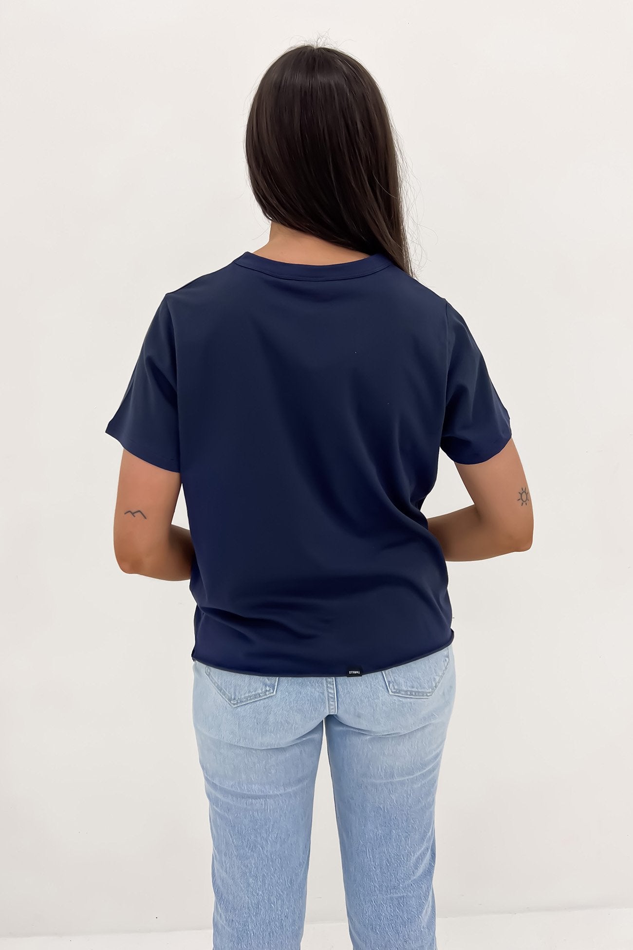 Minimal Thrills Relaxed Tee Station Navy