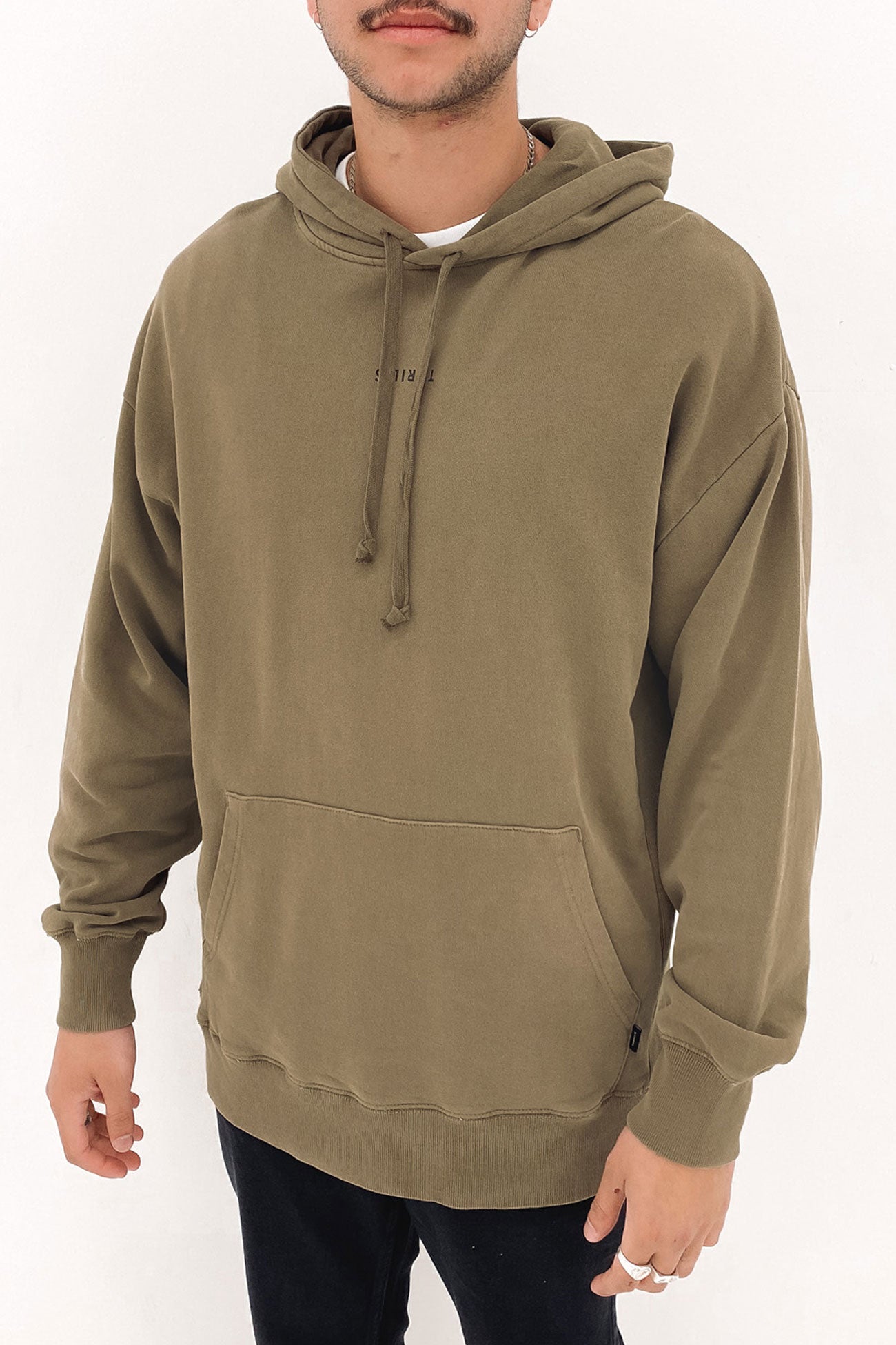 Minimal Thrills Slouch Pull On Hood Dune