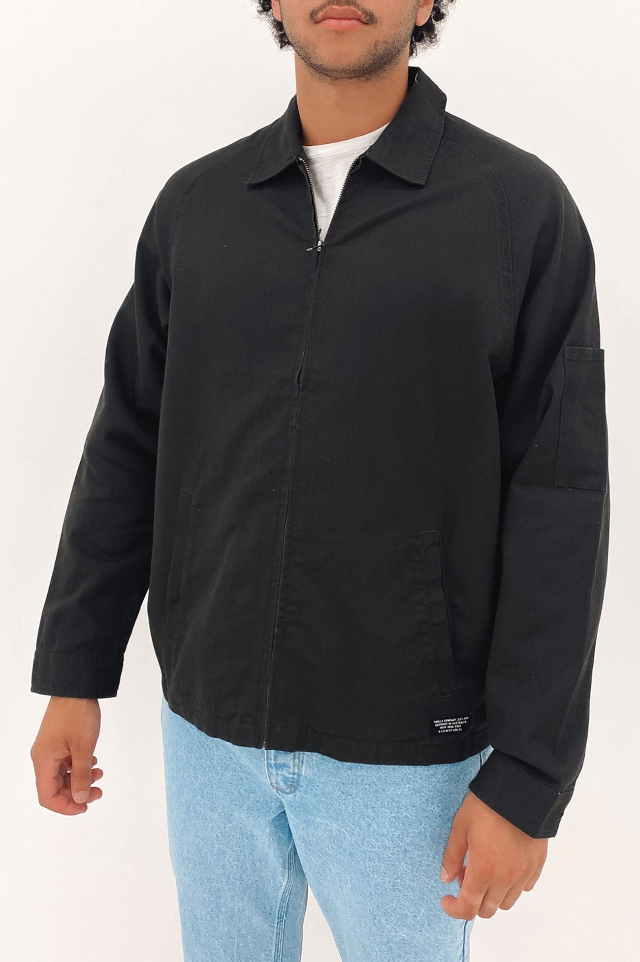 Minimal Thrills Work Jacket Washed Black