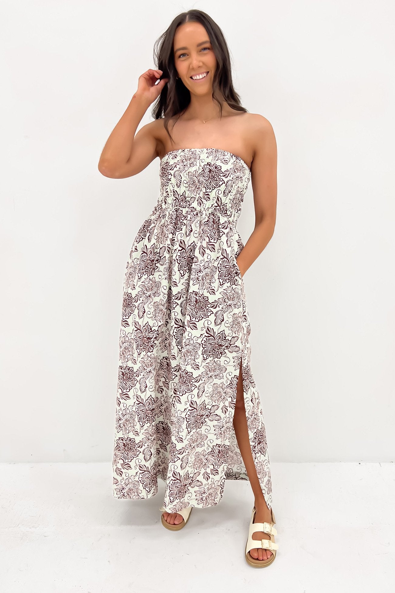 Misi Linen Maxi Dress Castillo