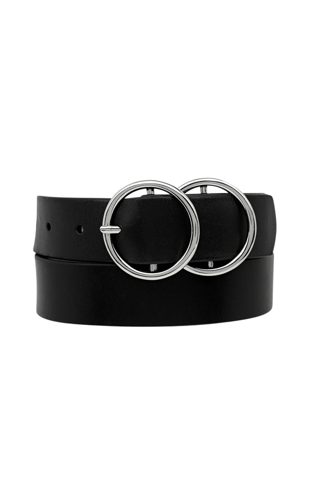 Mislaid Belt Black Silver