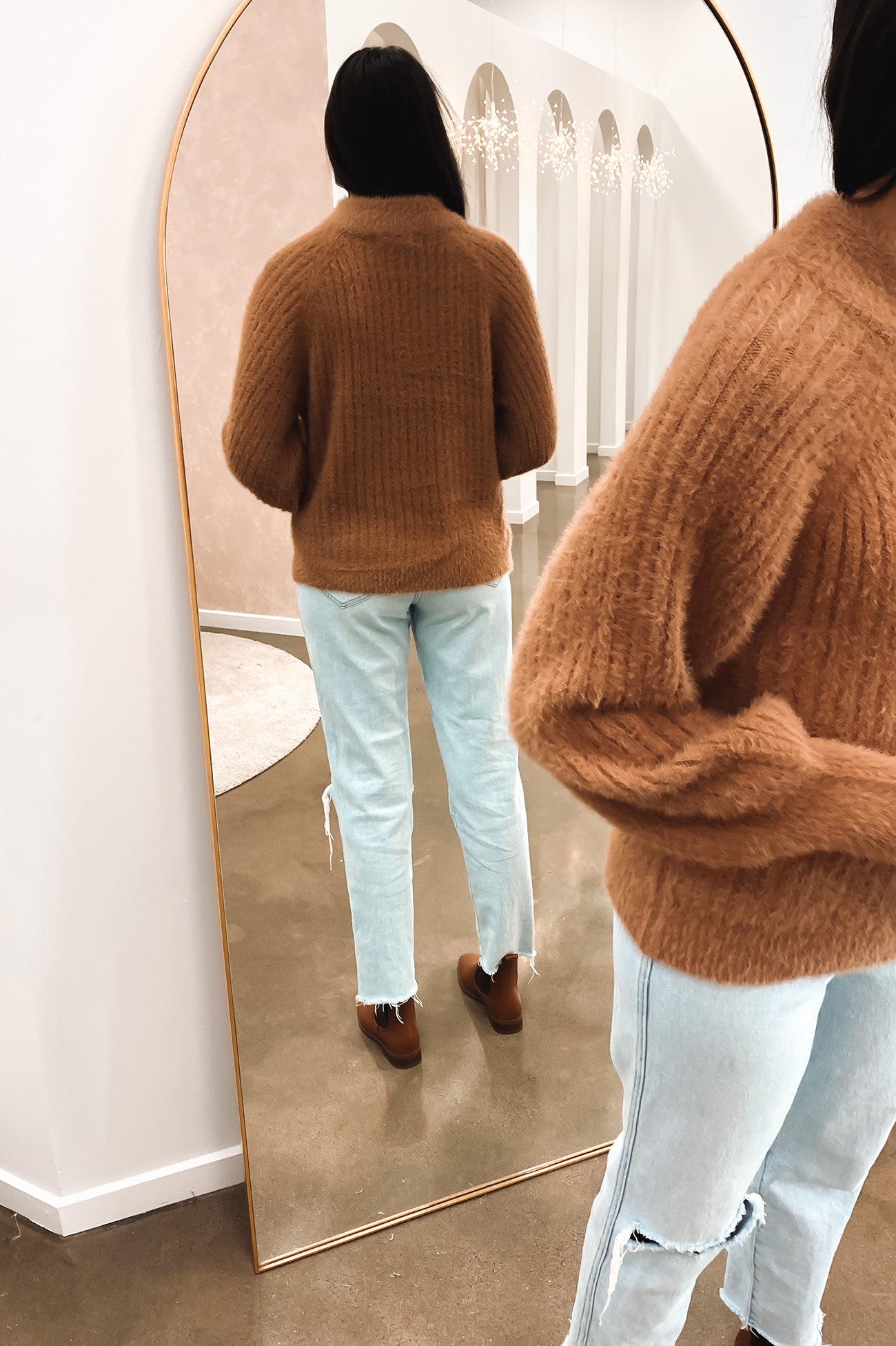 Missy Oversized Knit Tan