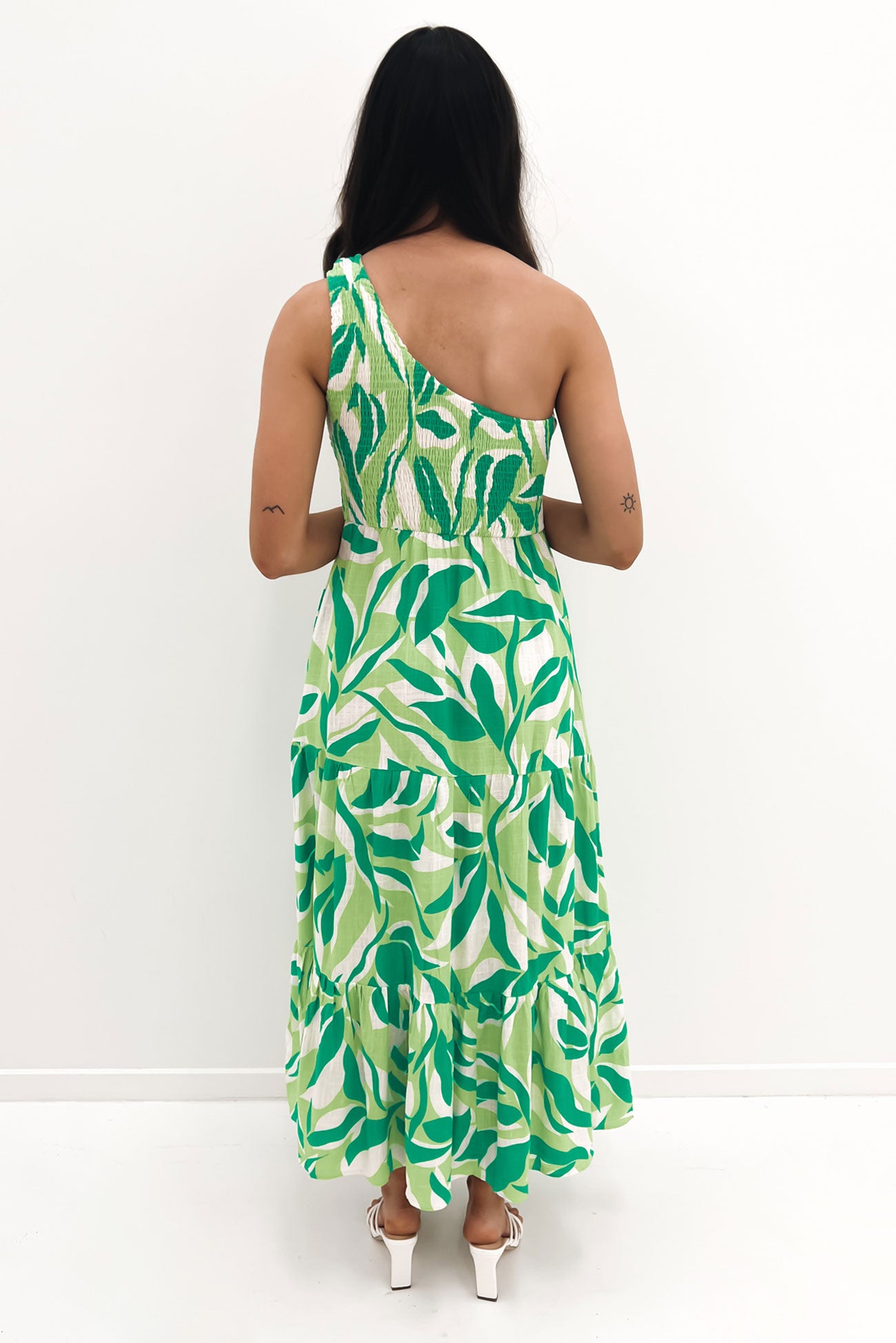 Monroe Midi Dress Green