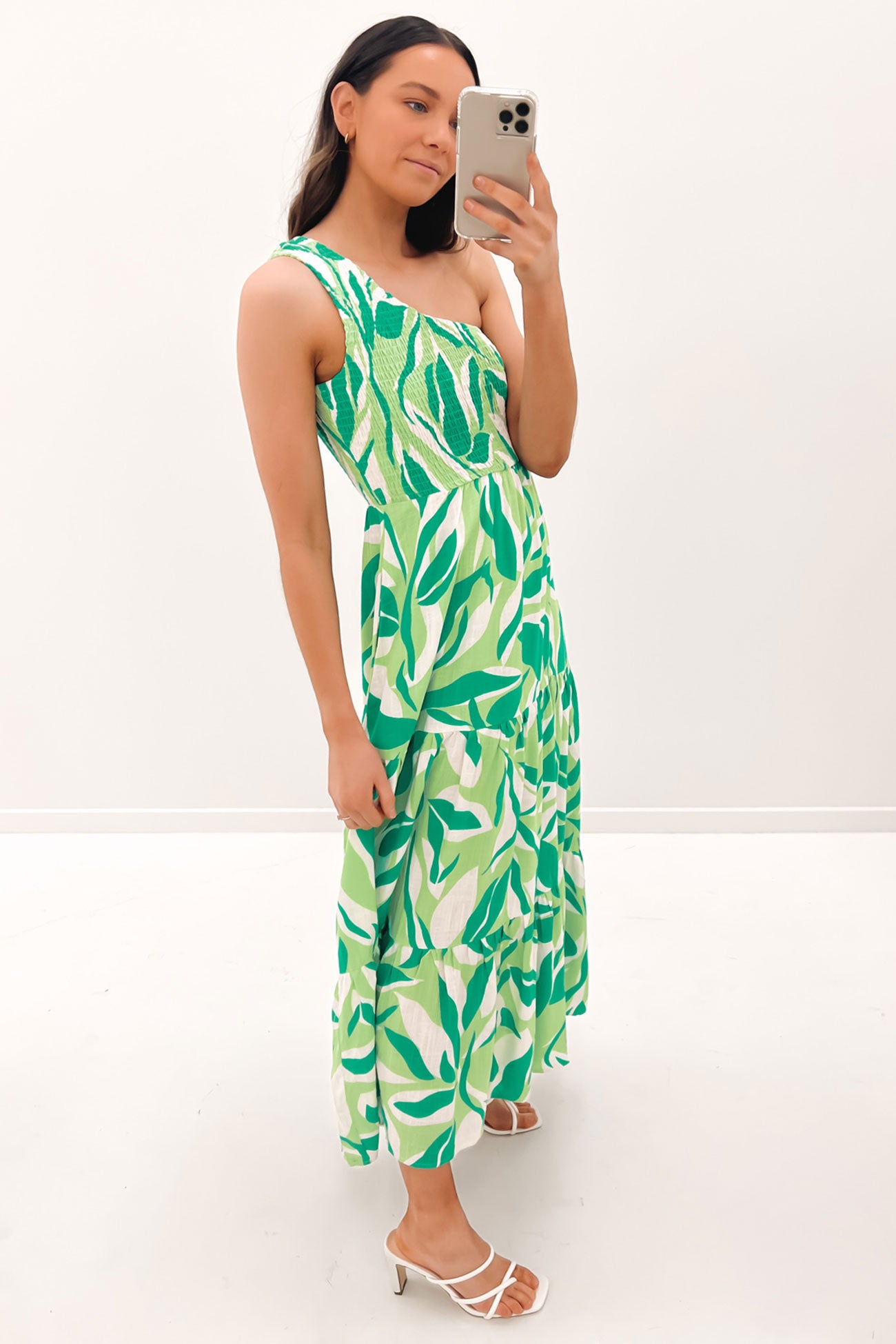 Monroe Midi Dress Green