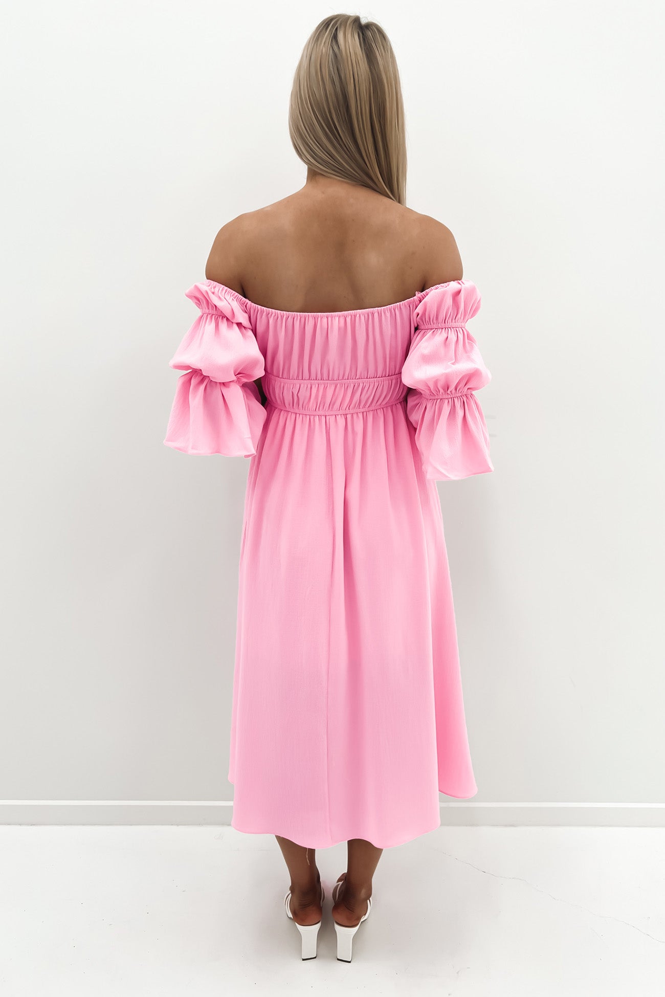 Murphy Midi Dress Pink