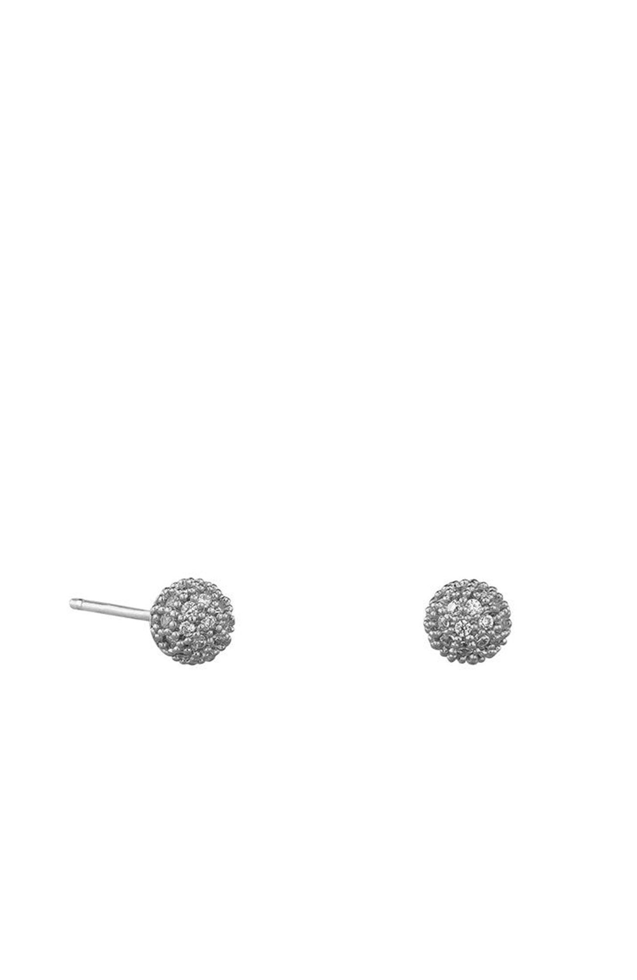 Nahla Circle Studs Silver