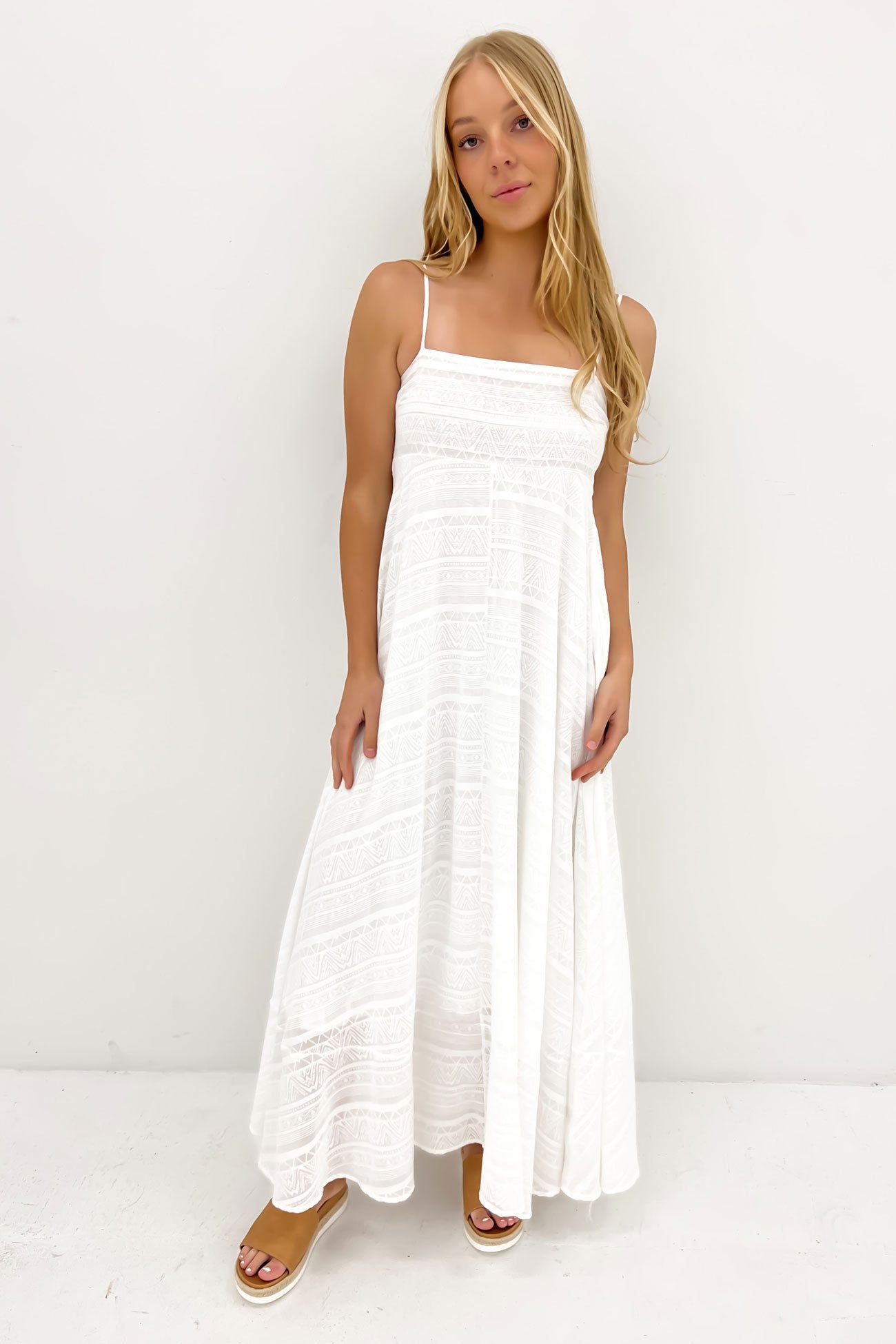 Nara Maxi Dress White