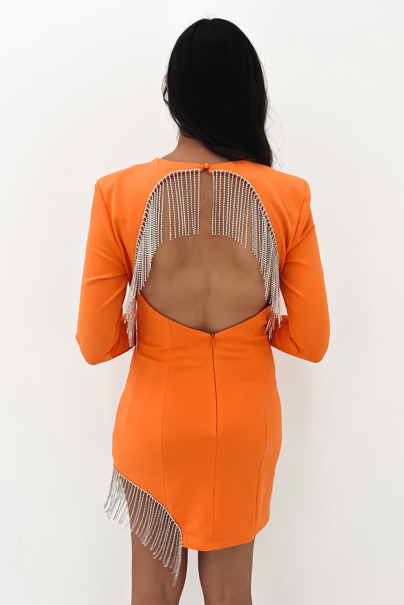 Nebulous Dress Orange