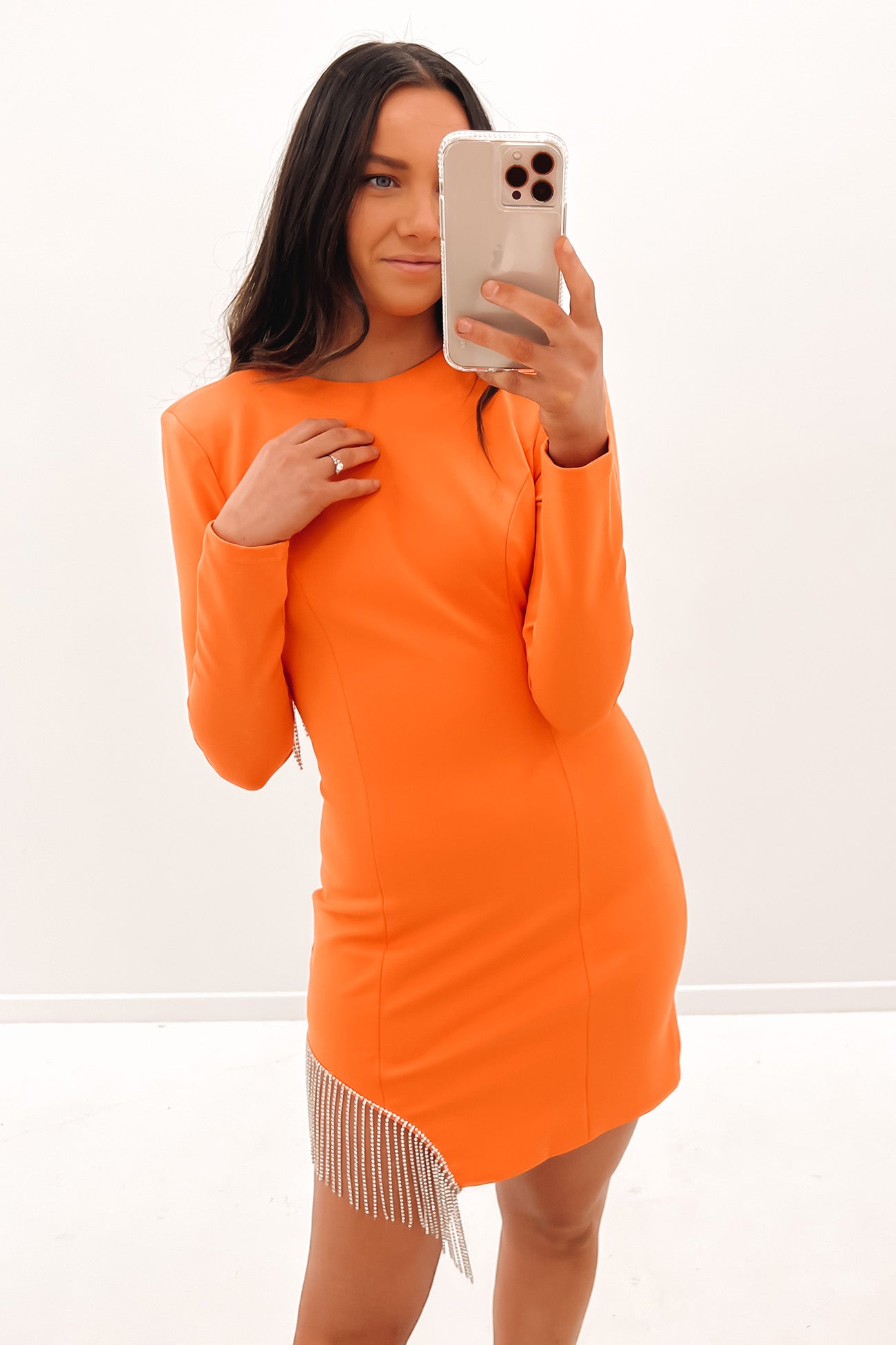 Nebulous Dress Orange