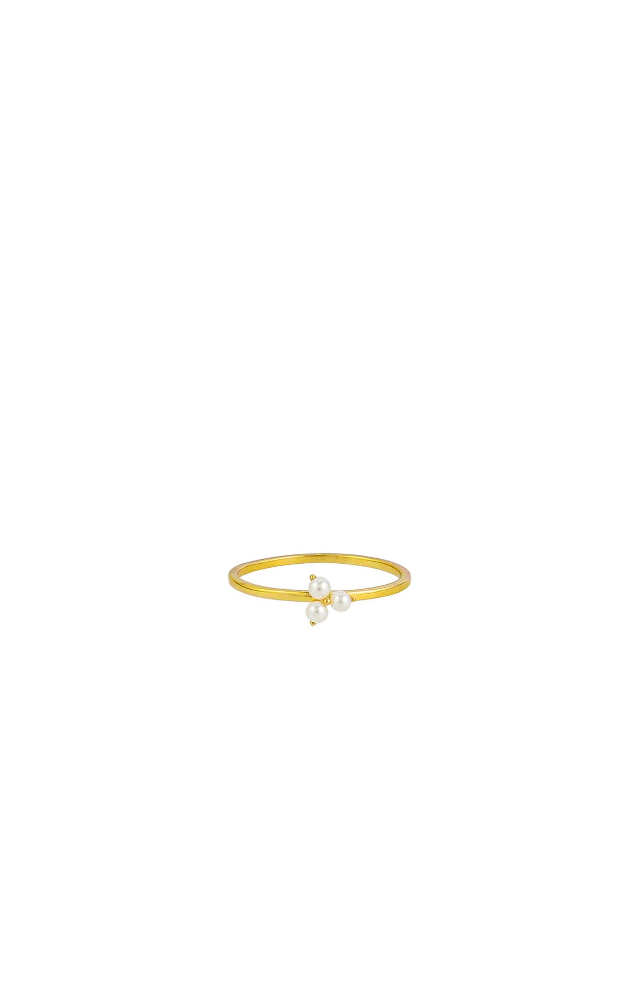 Nicolette Pearl Ring Gold