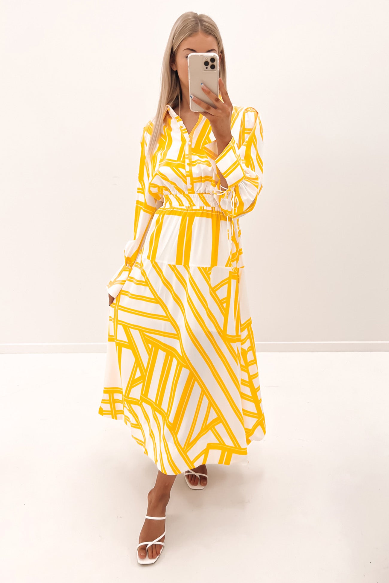 Nina Maxi Dress Yellow