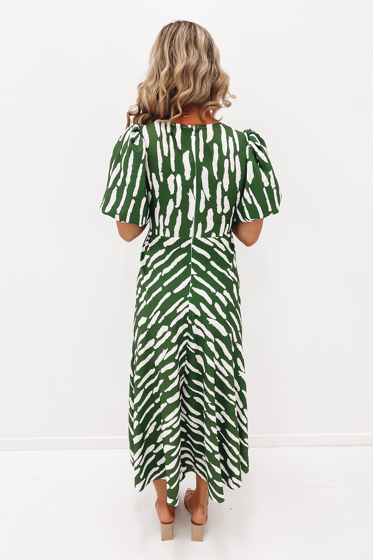 Noah Midi Dress Green