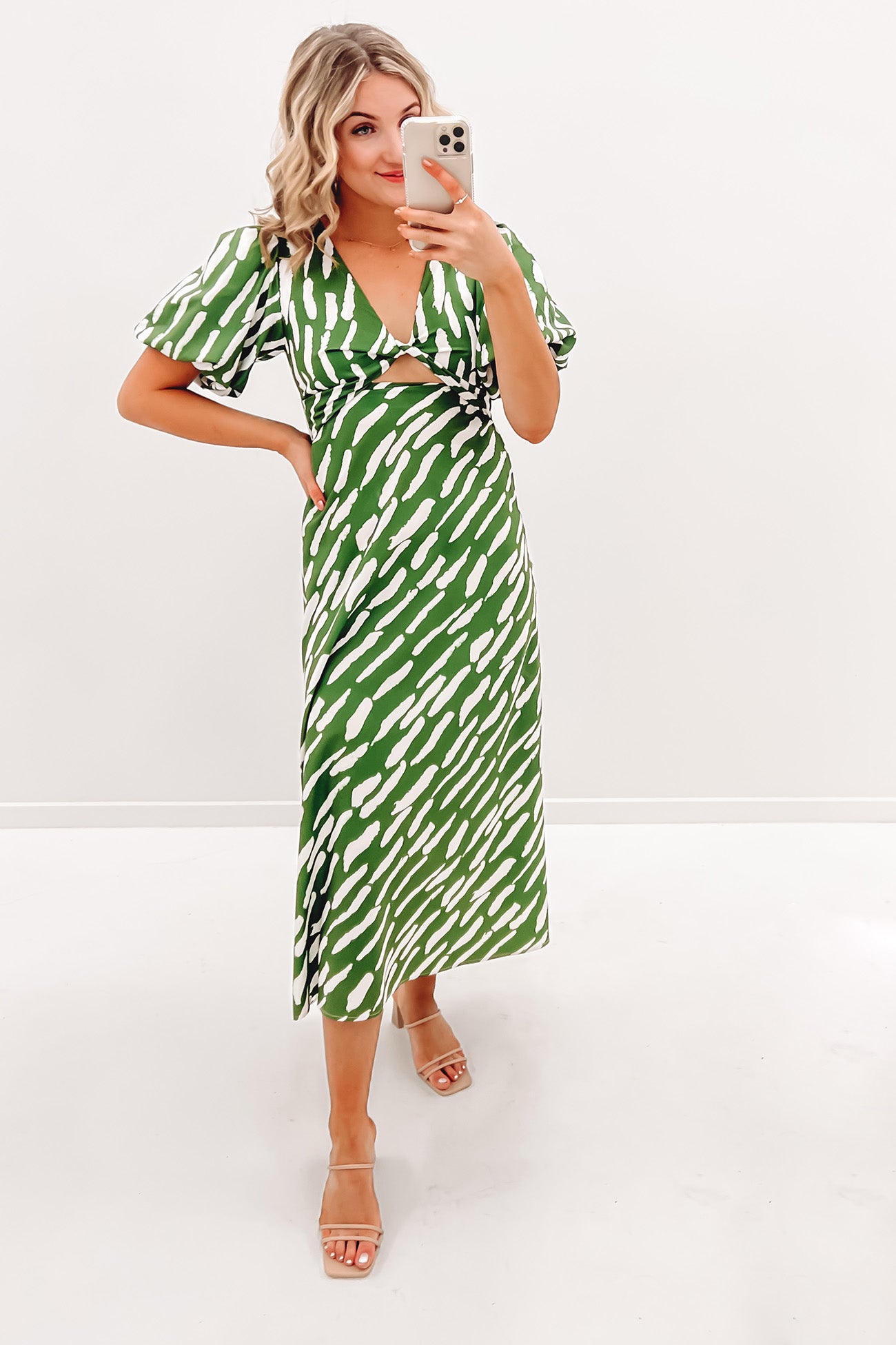 Noah Midi Dress Green