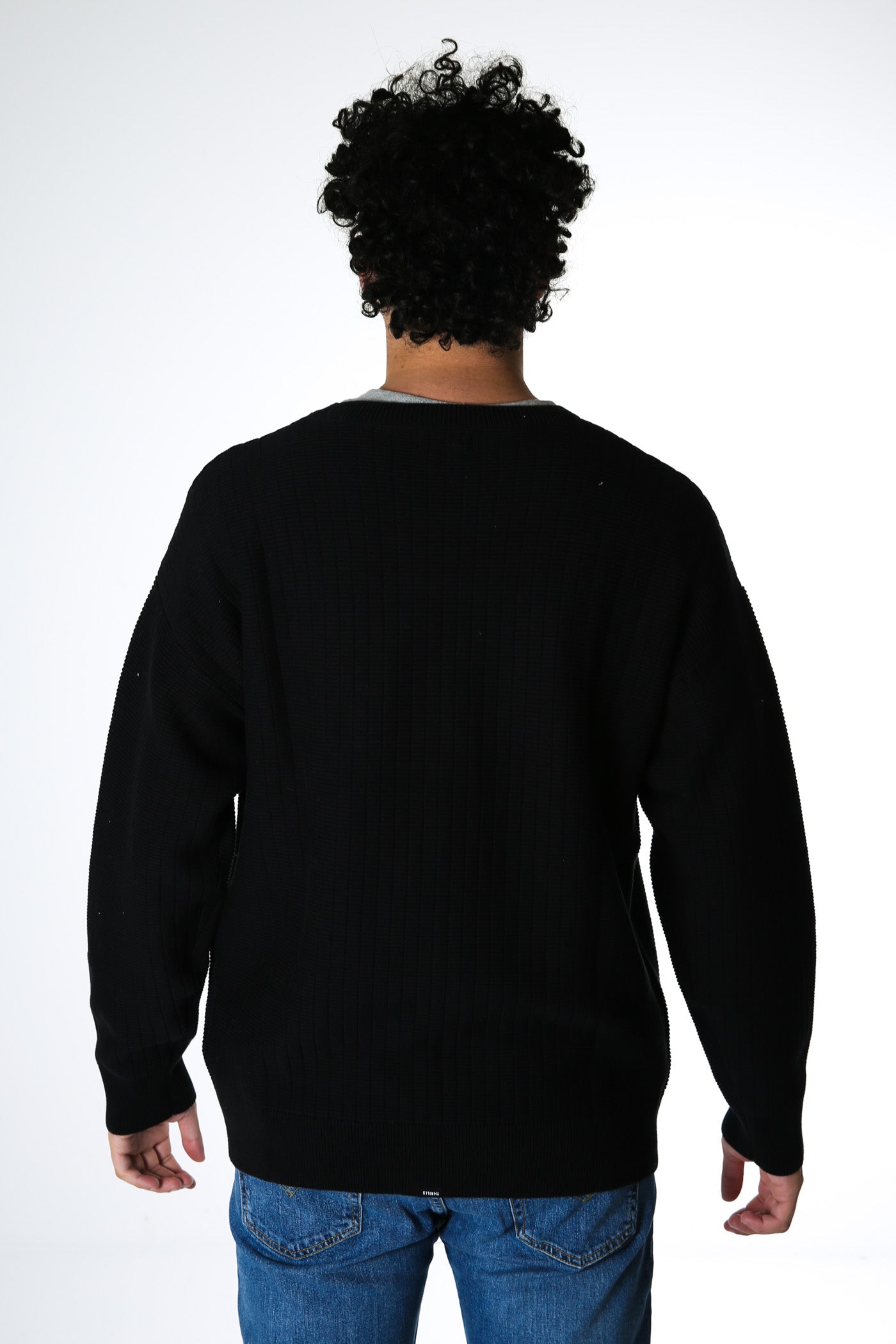 Non Sense Crew Knit Black