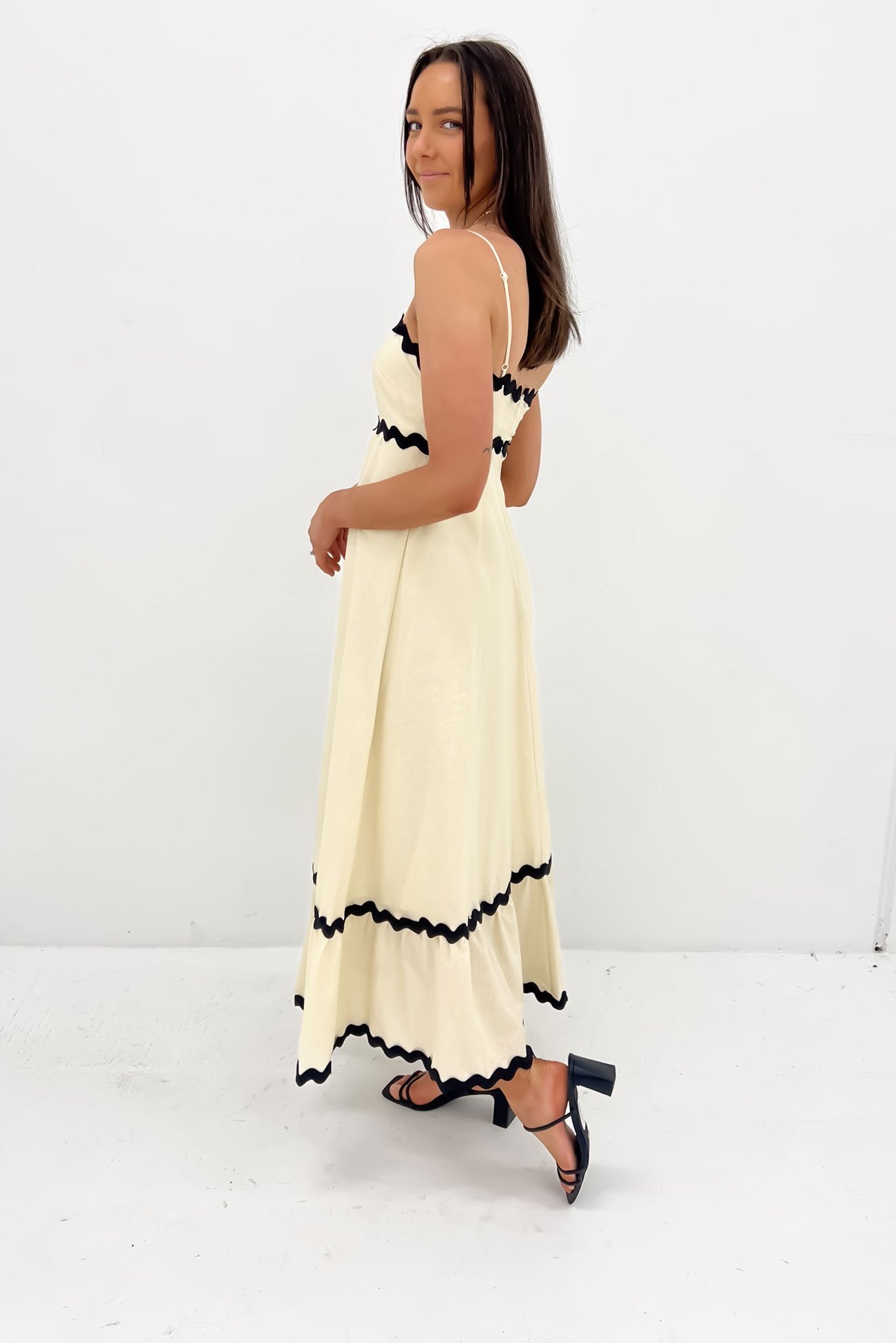 Norah Maxi Dress Beige