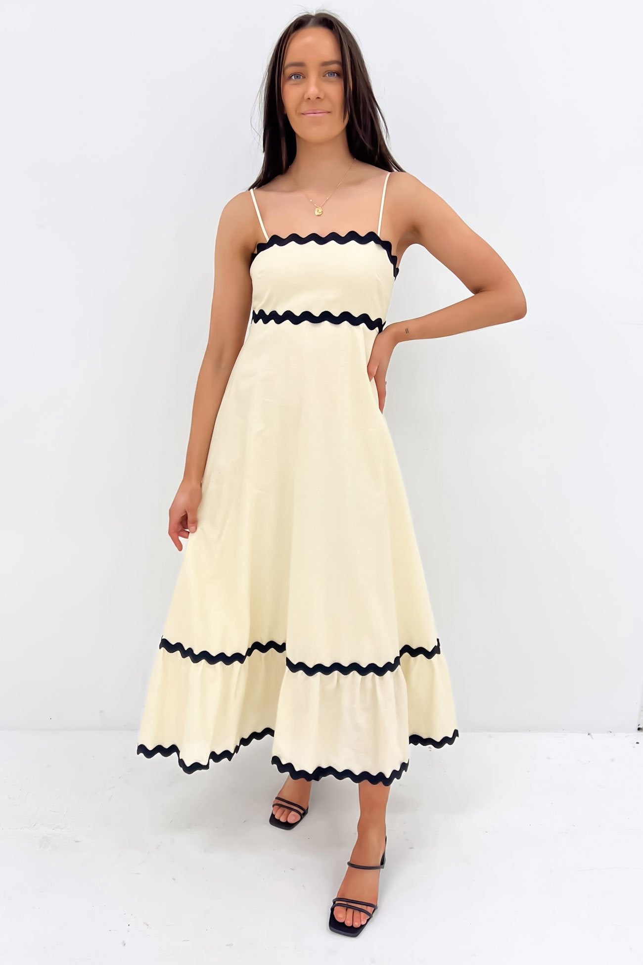 Norah Maxi Dress Beige