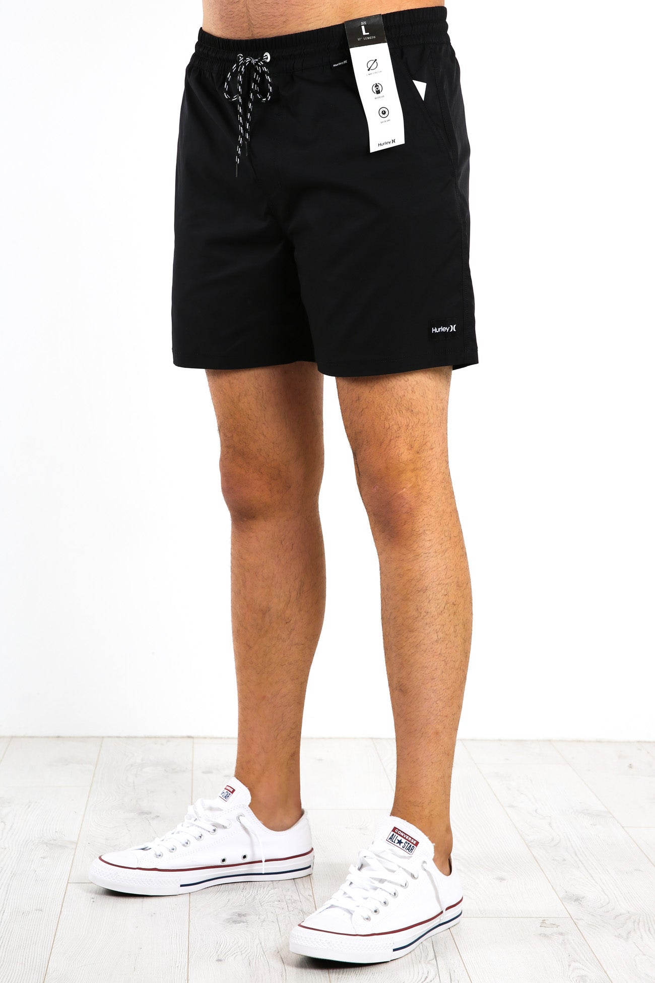 One And Only Volley 17" Boardshort Black