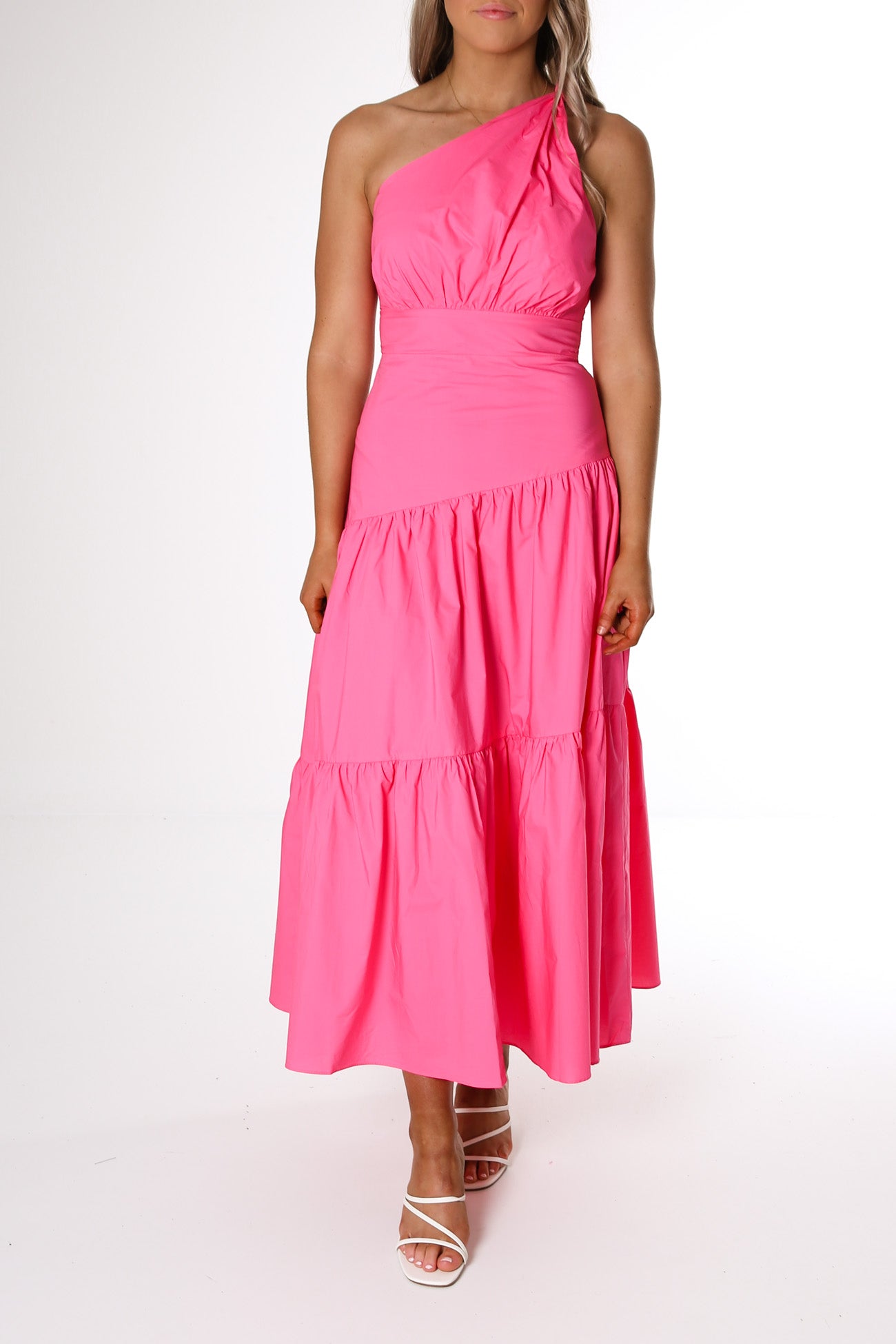 Oaklee Midi Dress Pink