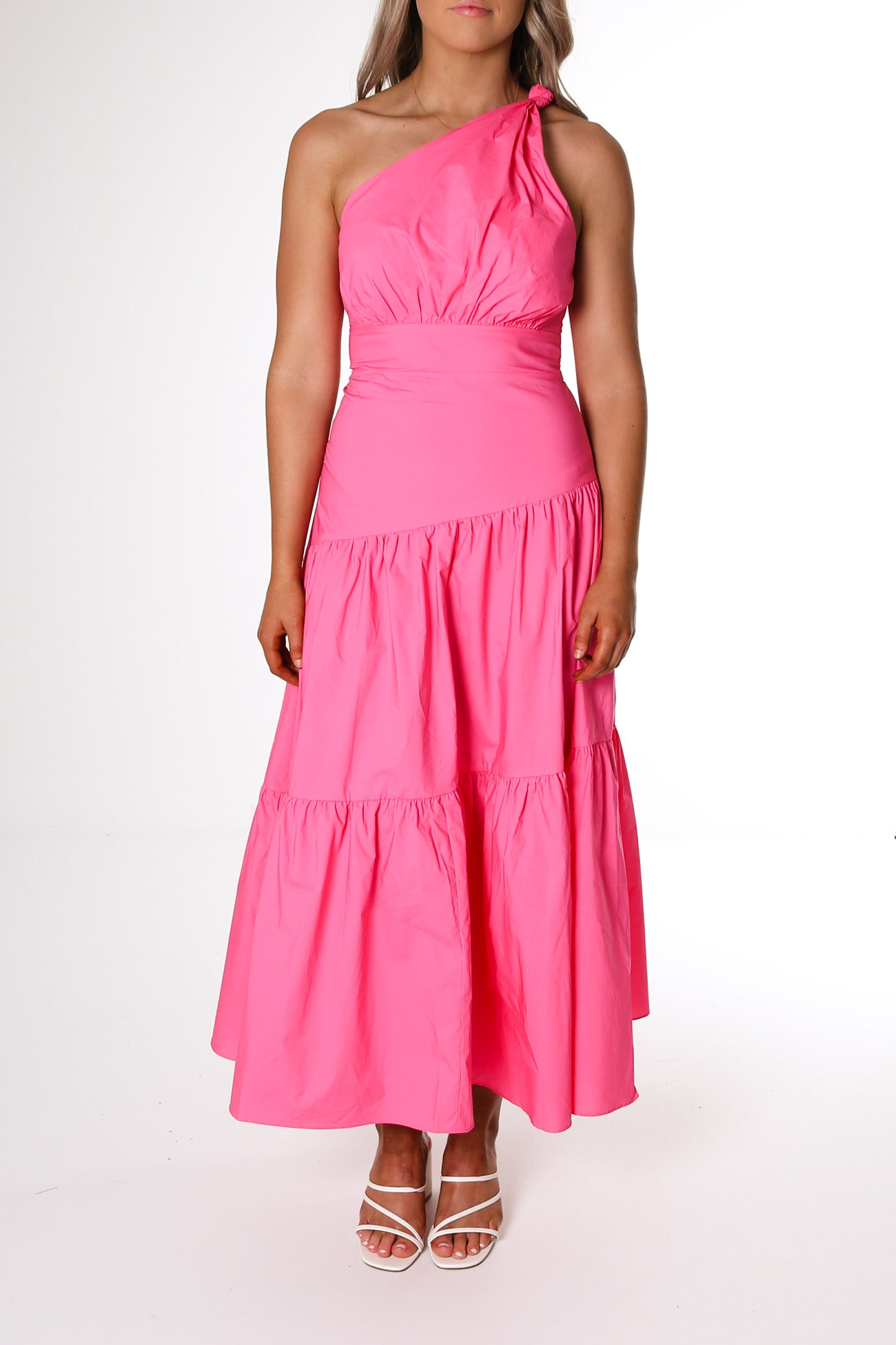 Oaklee Midi Dress Pink