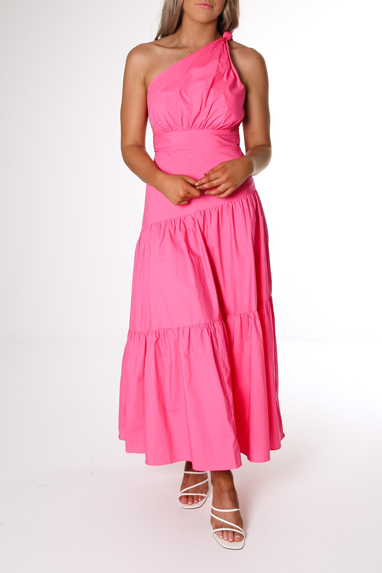 Oaklee Midi Dress Pink