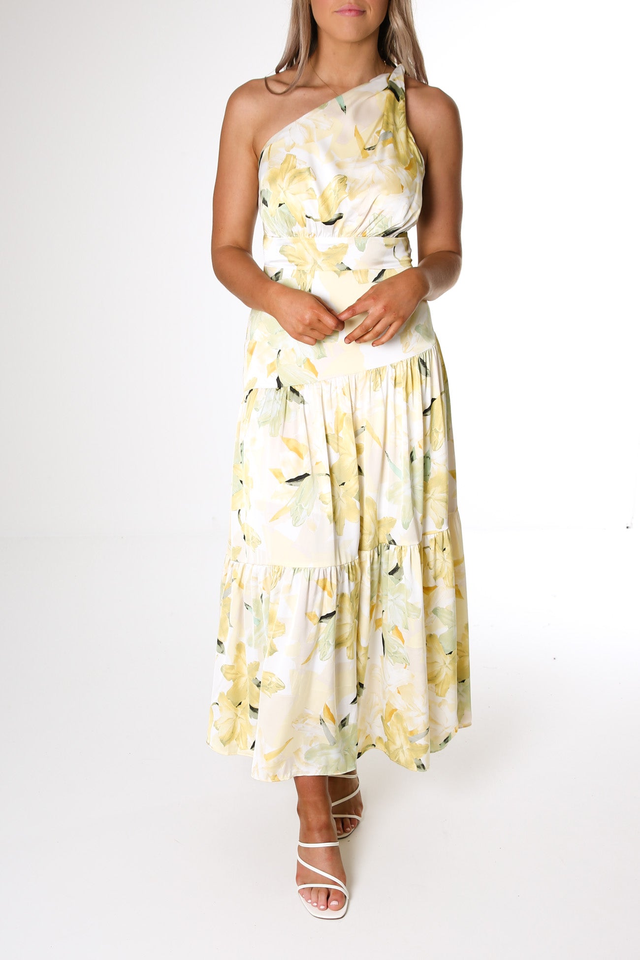 Oaklee Midi Dress Yellow