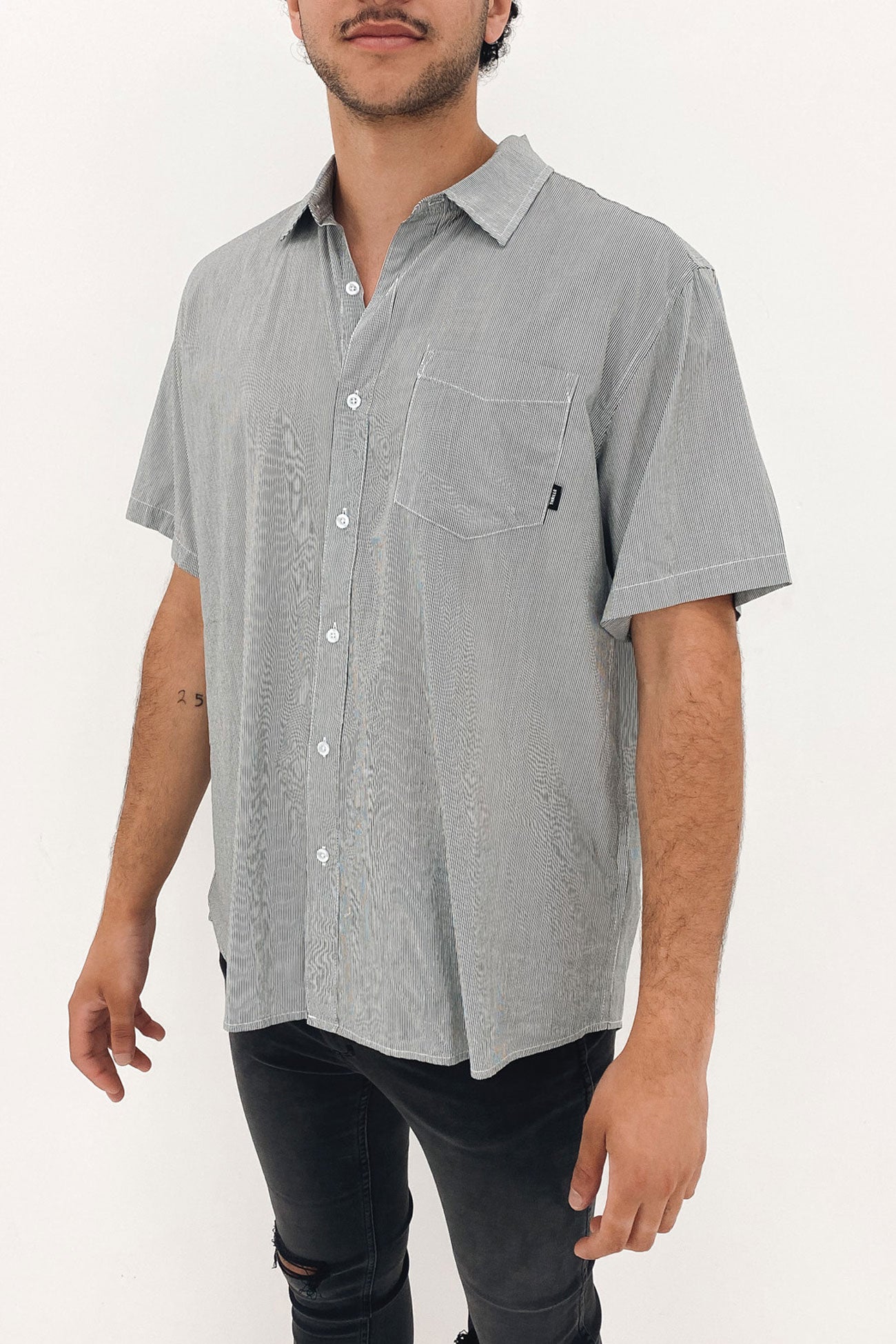 Occasions Short Sleeve Shirt Black