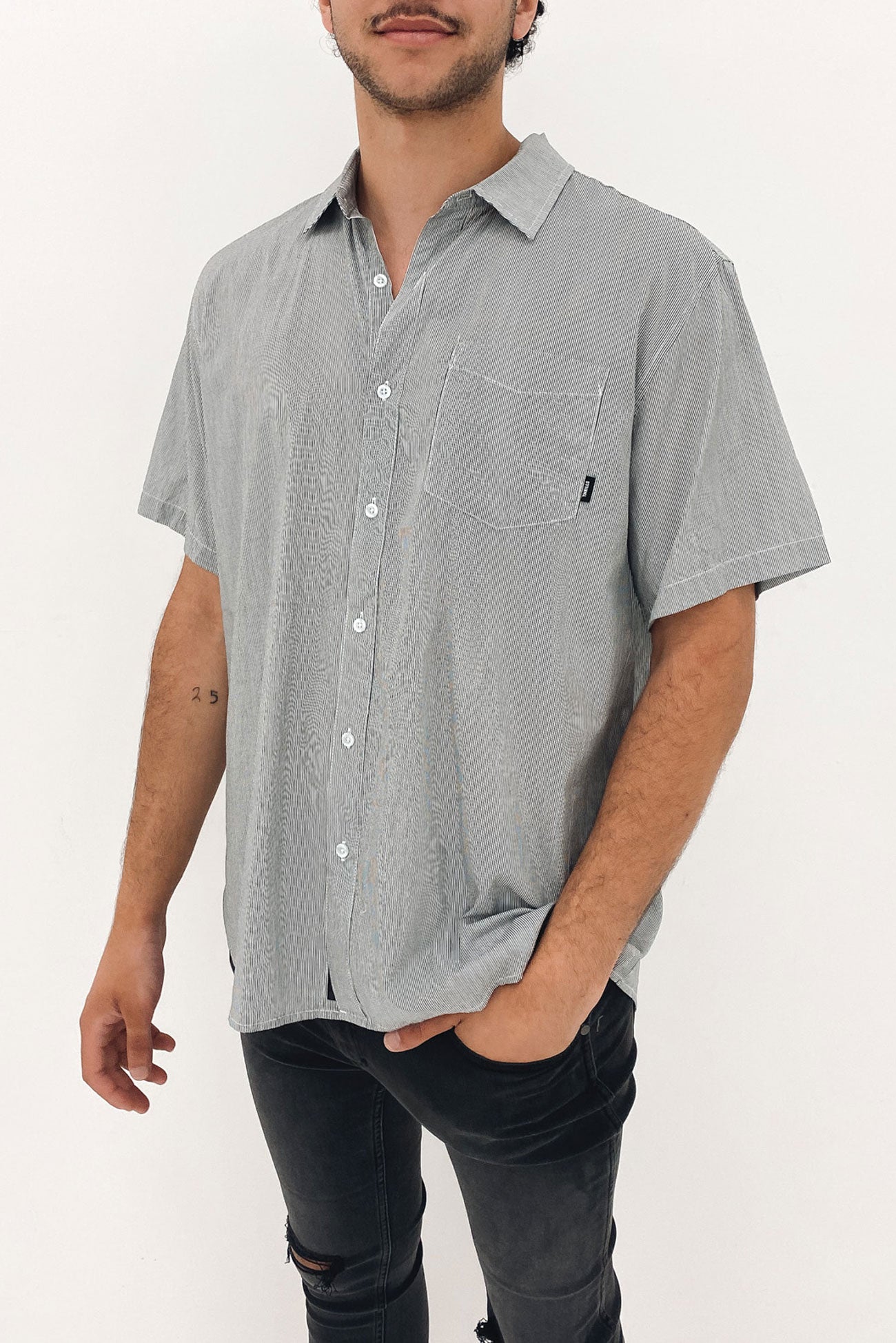 Occasions Short Sleeve Shirt Black