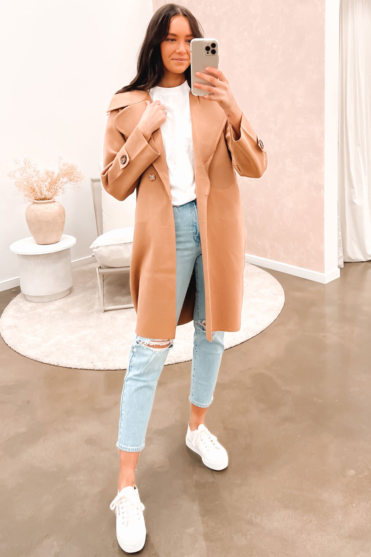 Odette Coat Camel