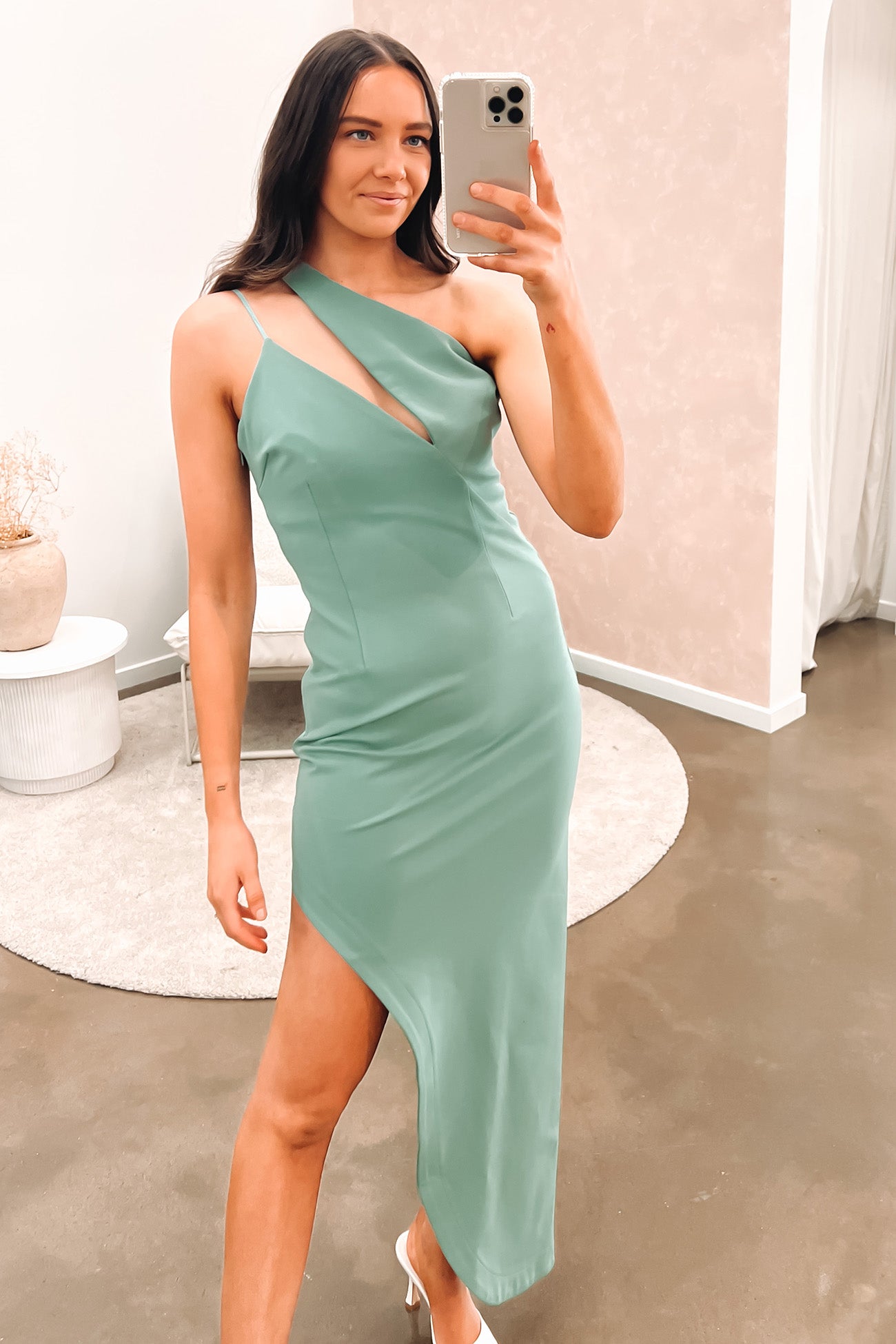 Odyssey Dress Dusty Teal