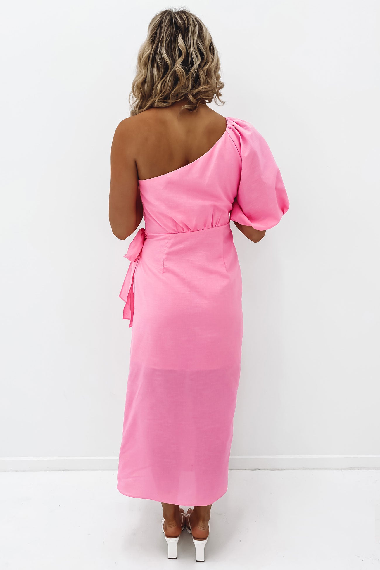 Olivia Midi Dress Pink