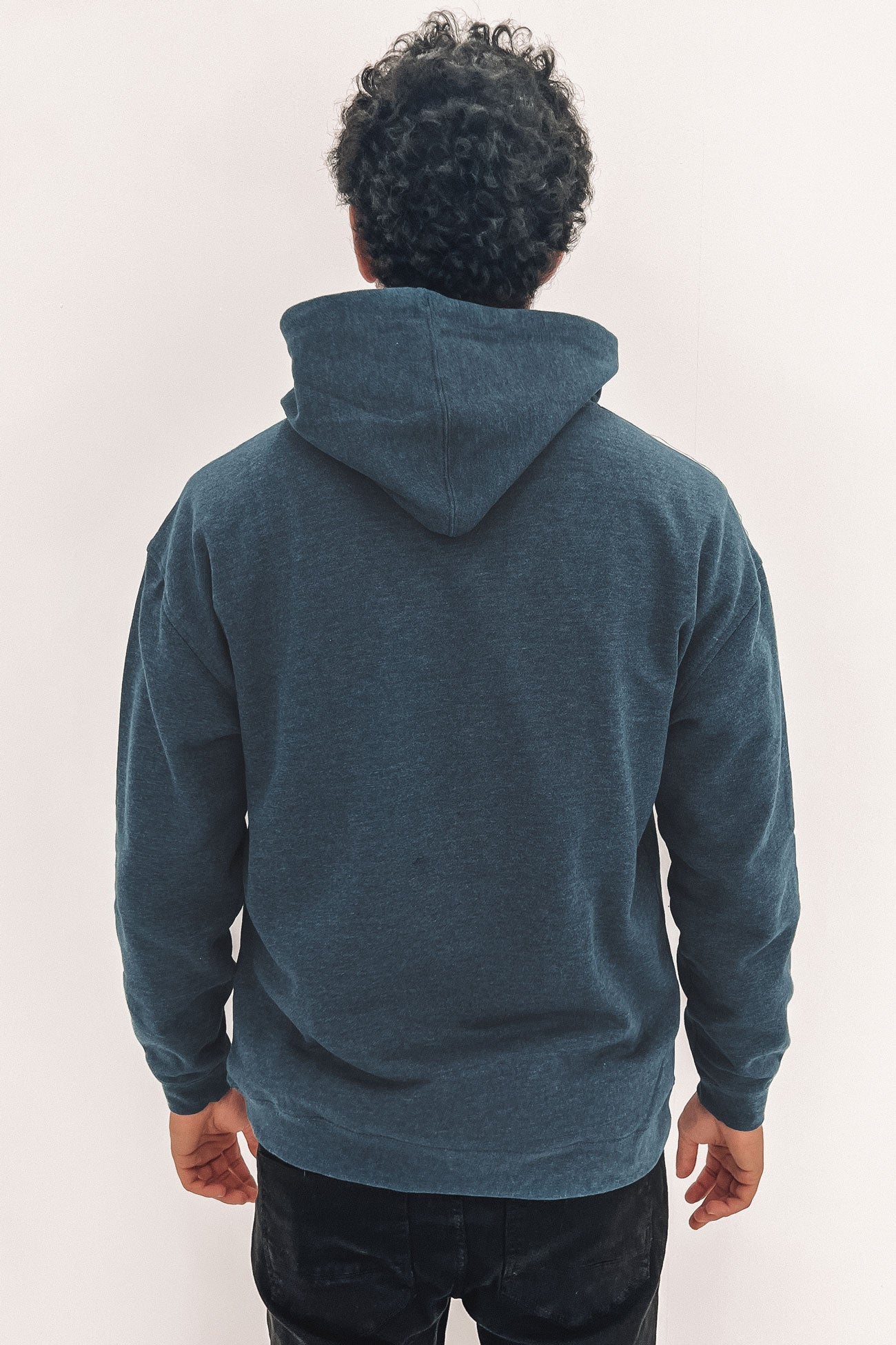 One And Only Solid Pullover Hoodie Heather Denim