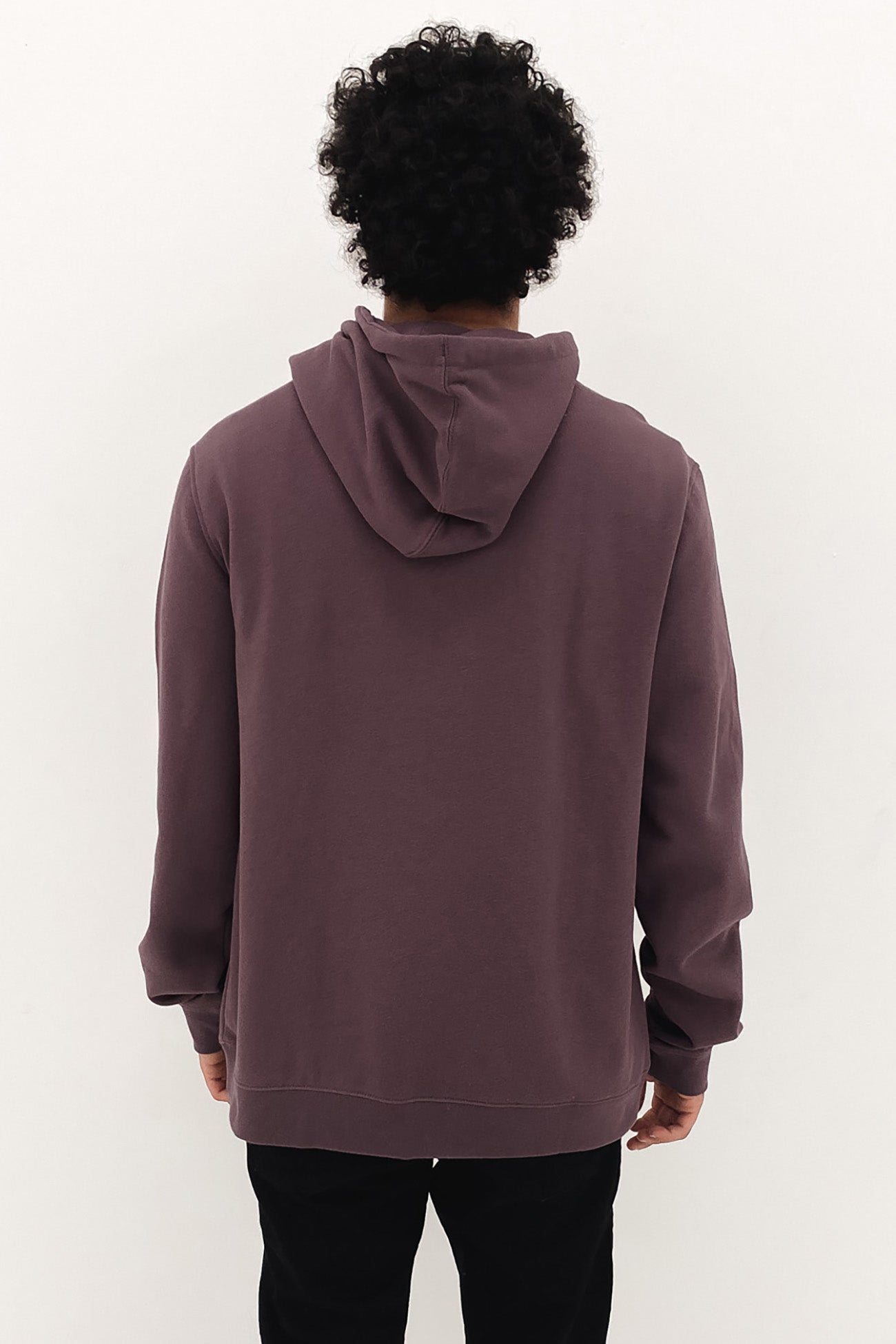 One And Only Solid Seasonal Pullover Hoodie Grape