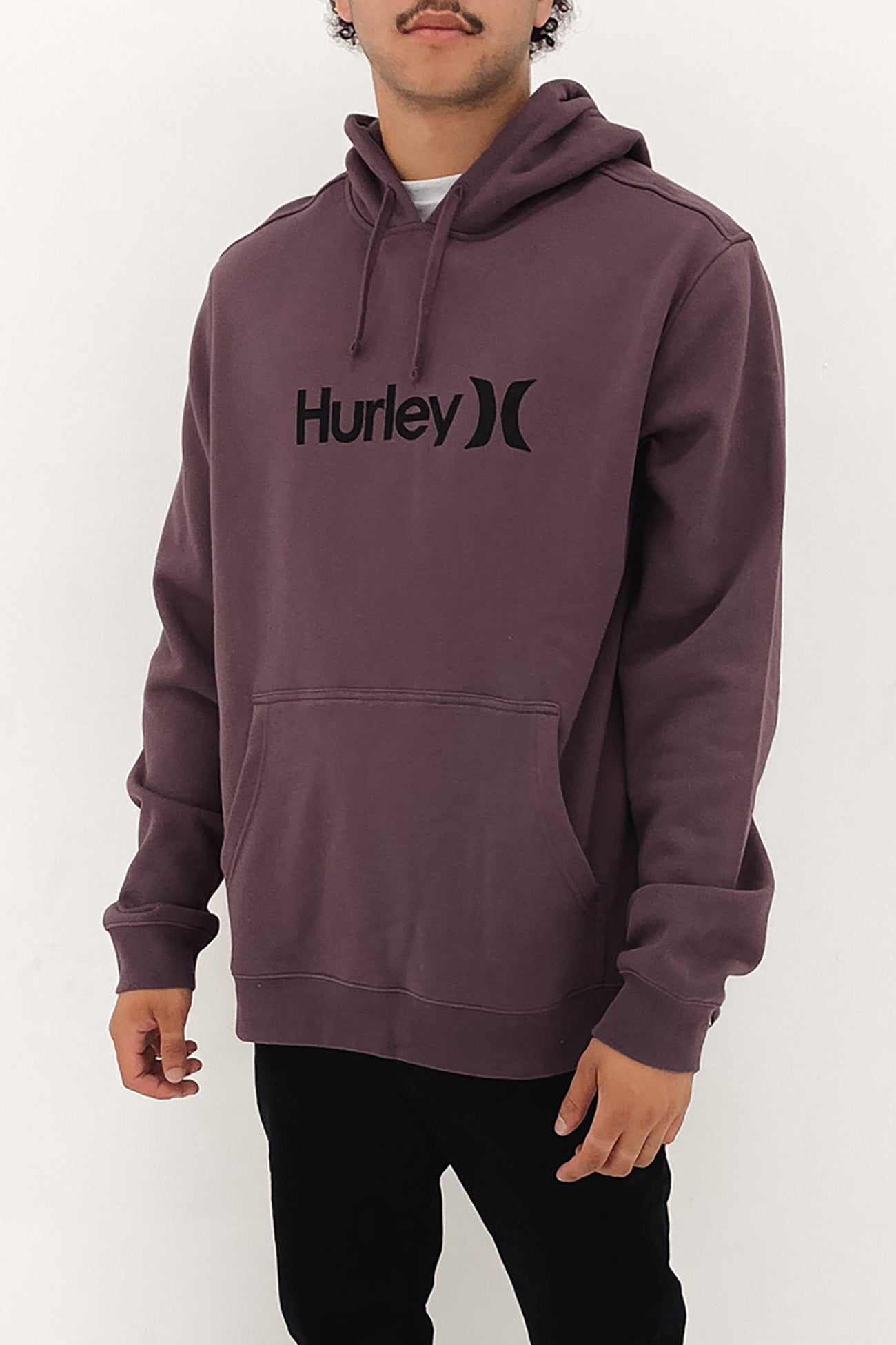 One And Only Solid Seasonal Pullover Hoodie Grape