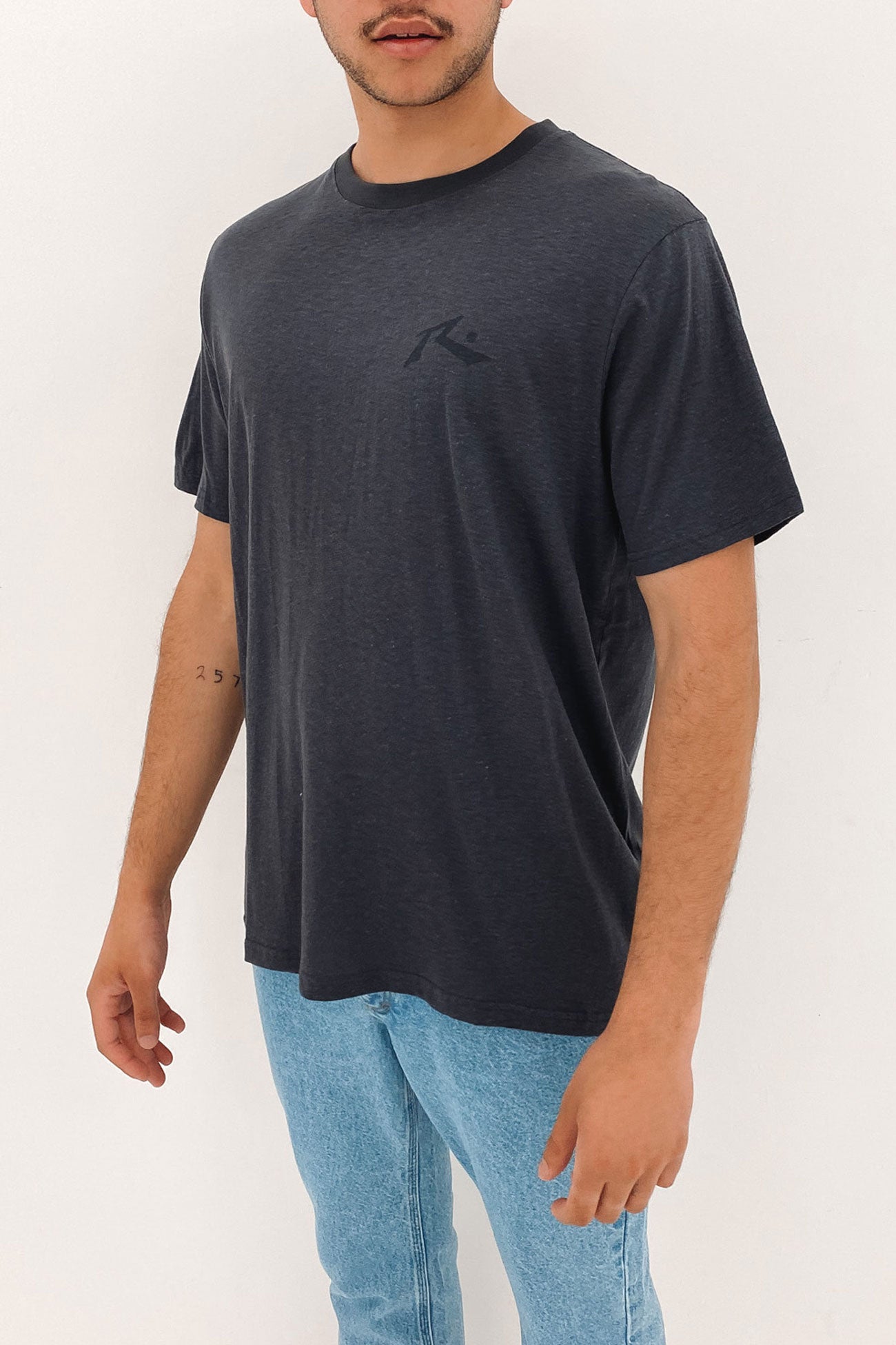 One Hit Hemp Short Sleeve Tee Coal