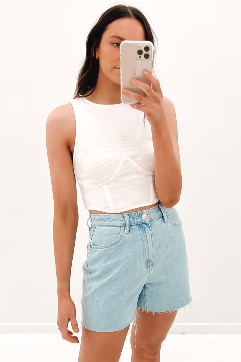 Otto Crop Top White