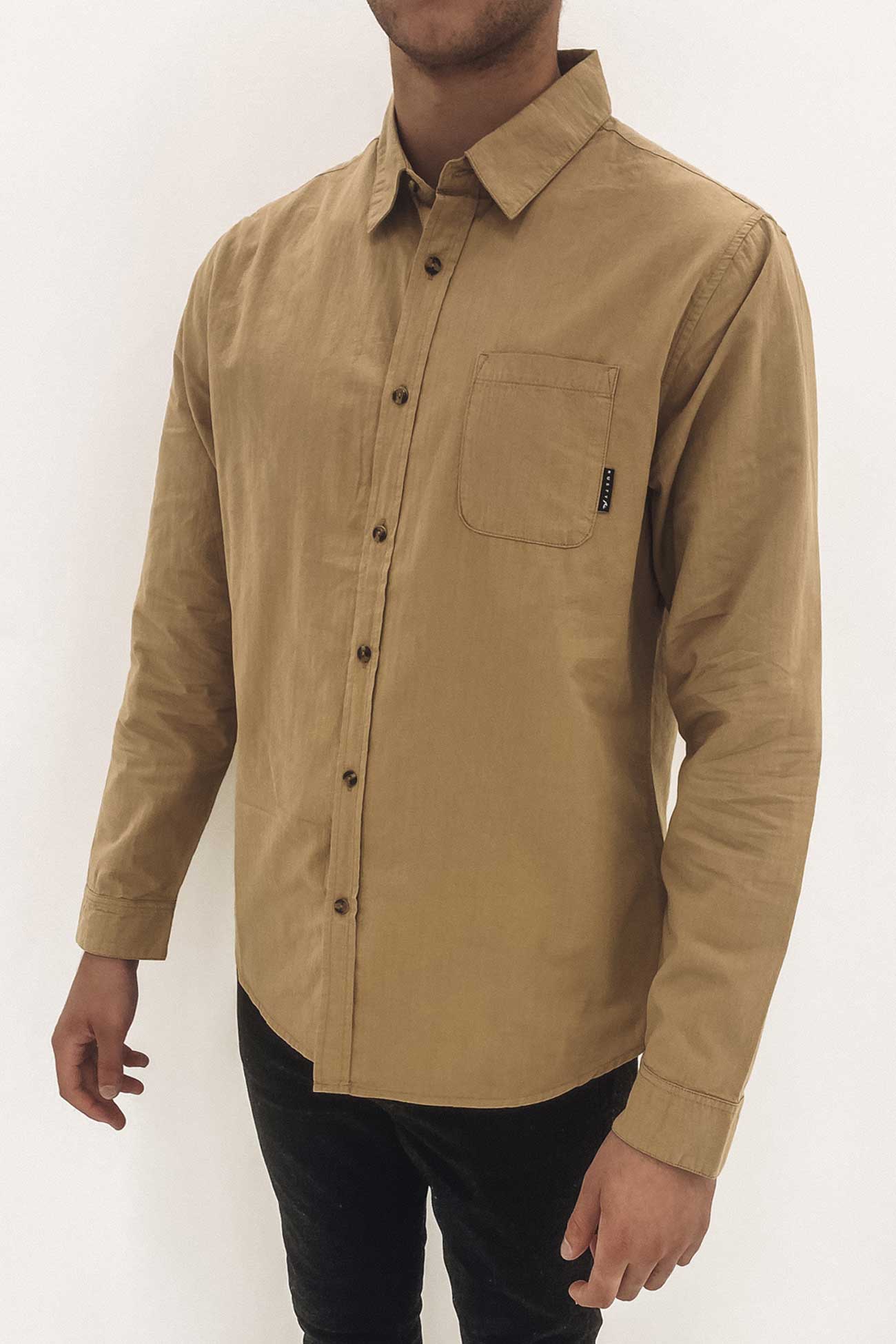 Pacific Atoll Long Sleeve Shirt Khaki