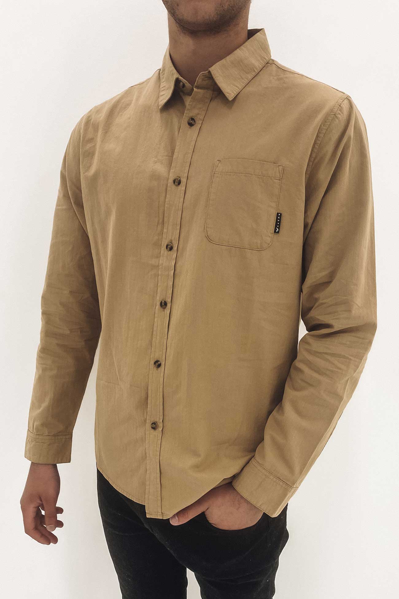 Pacific Atoll Long Sleeve Shirt Khaki