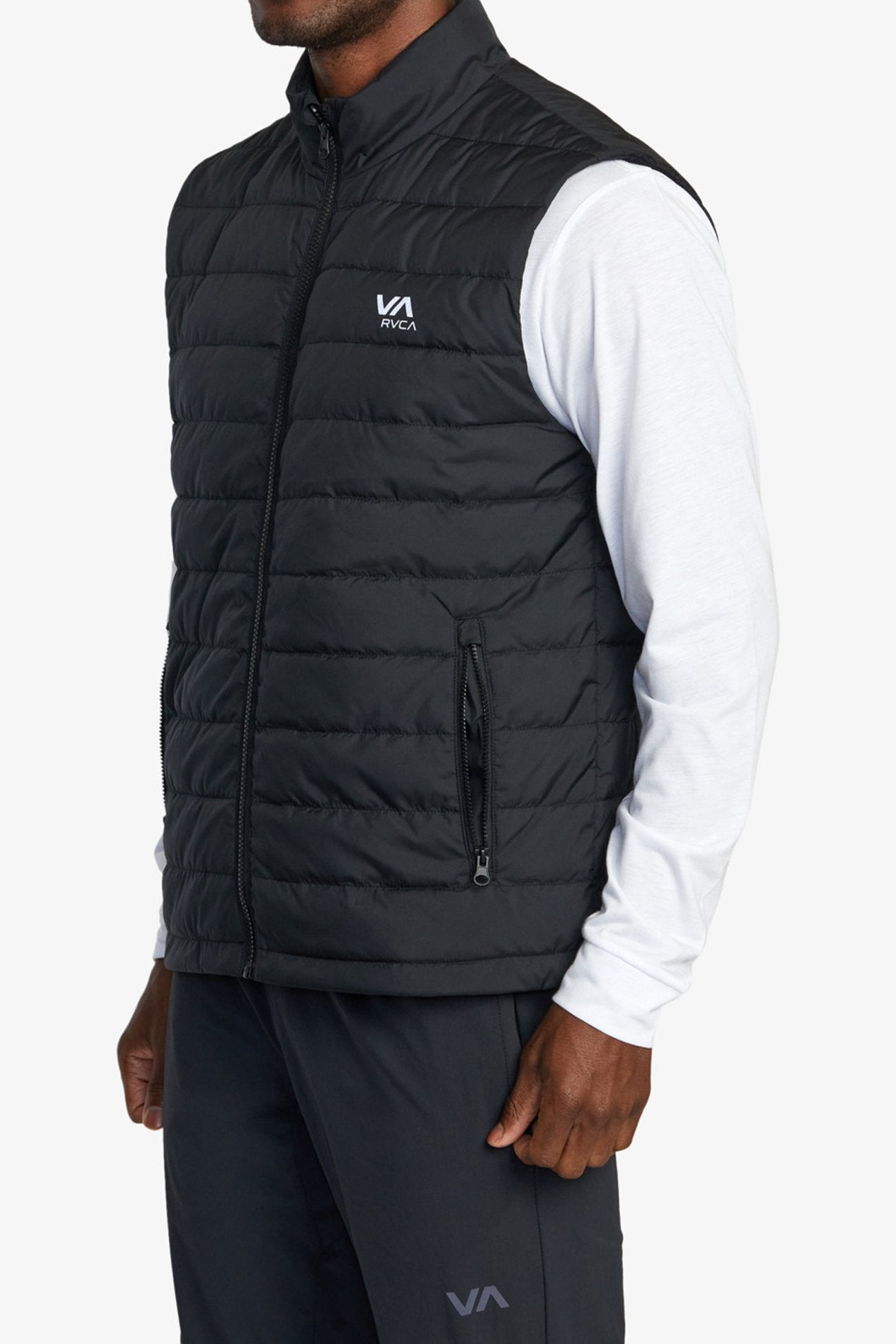 Packable Puffa Vest Black