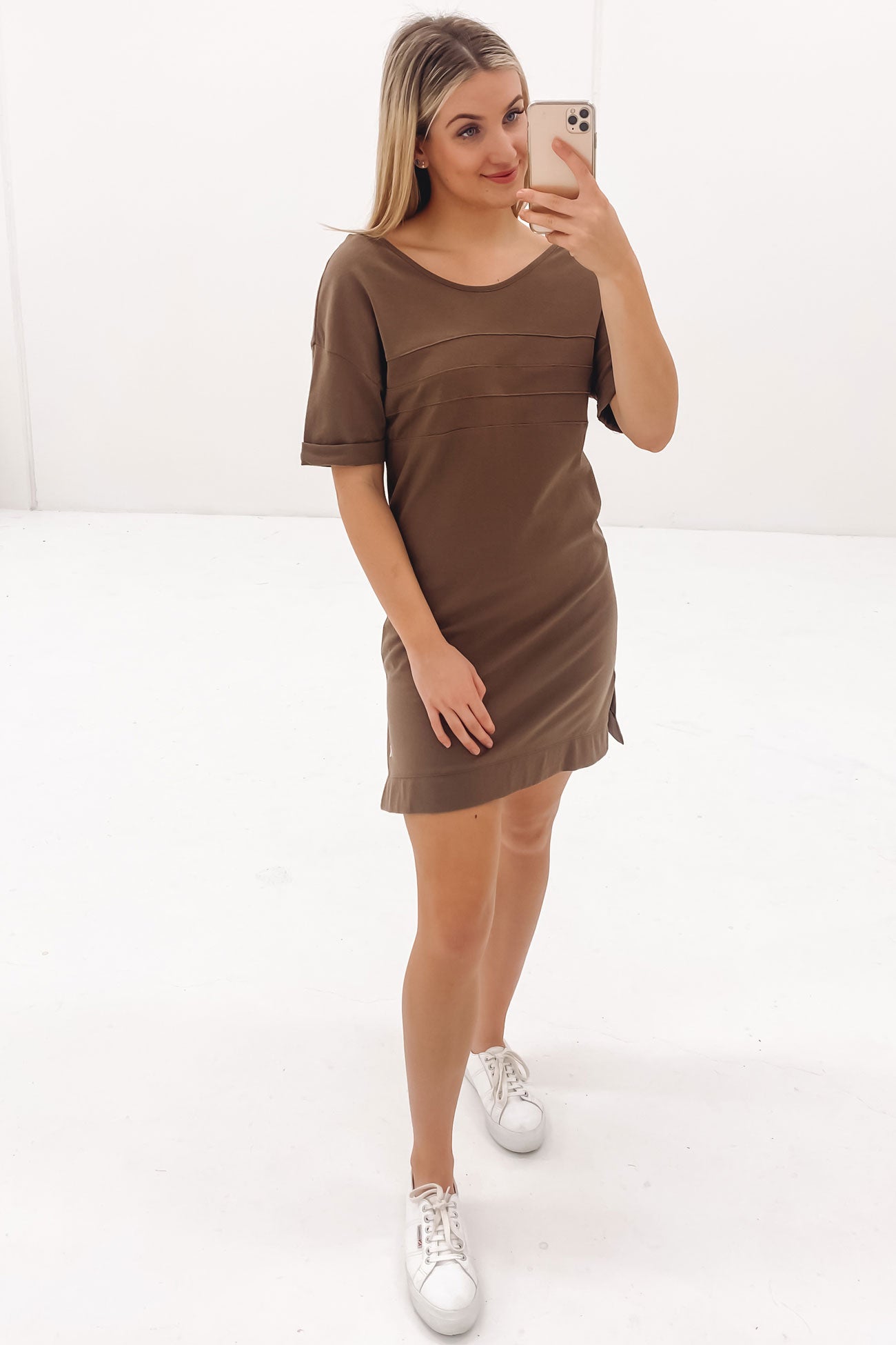 Panelled Tie Dress Portobello