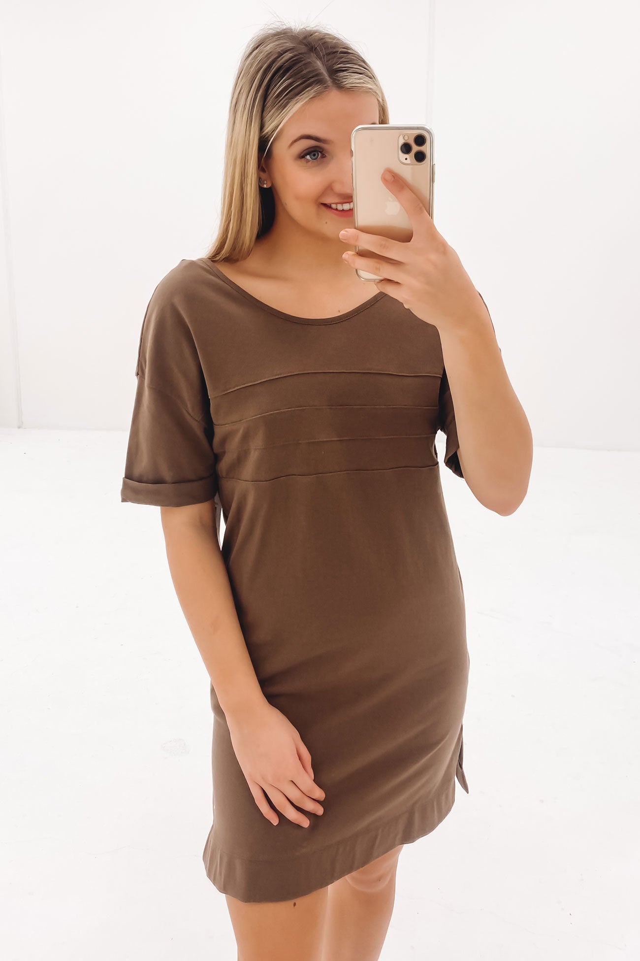 Panelled Tie Dress Portobello