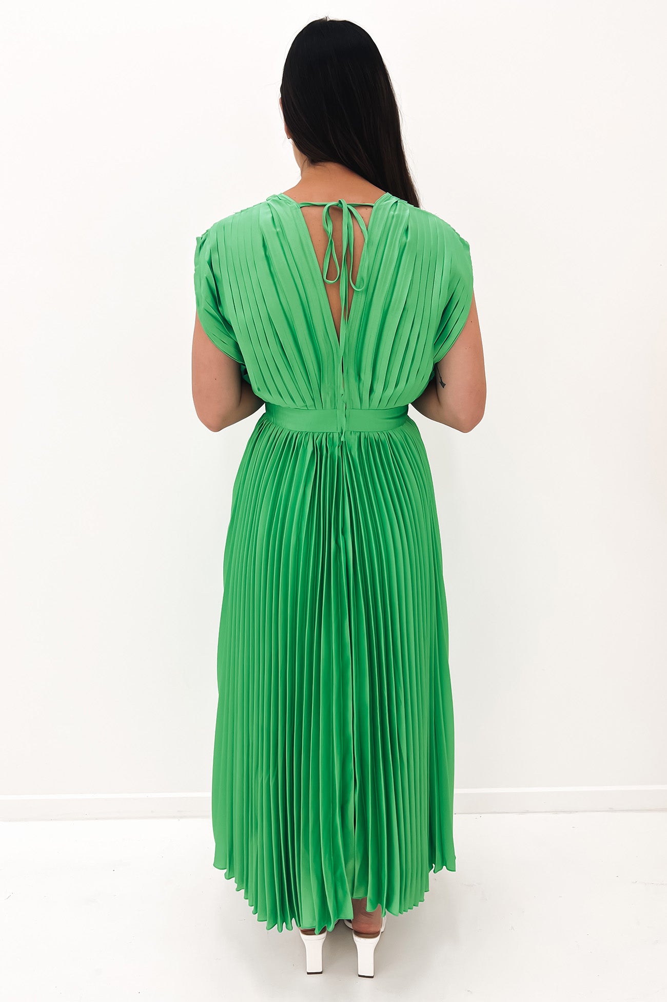 Patrick Midi Dress Green