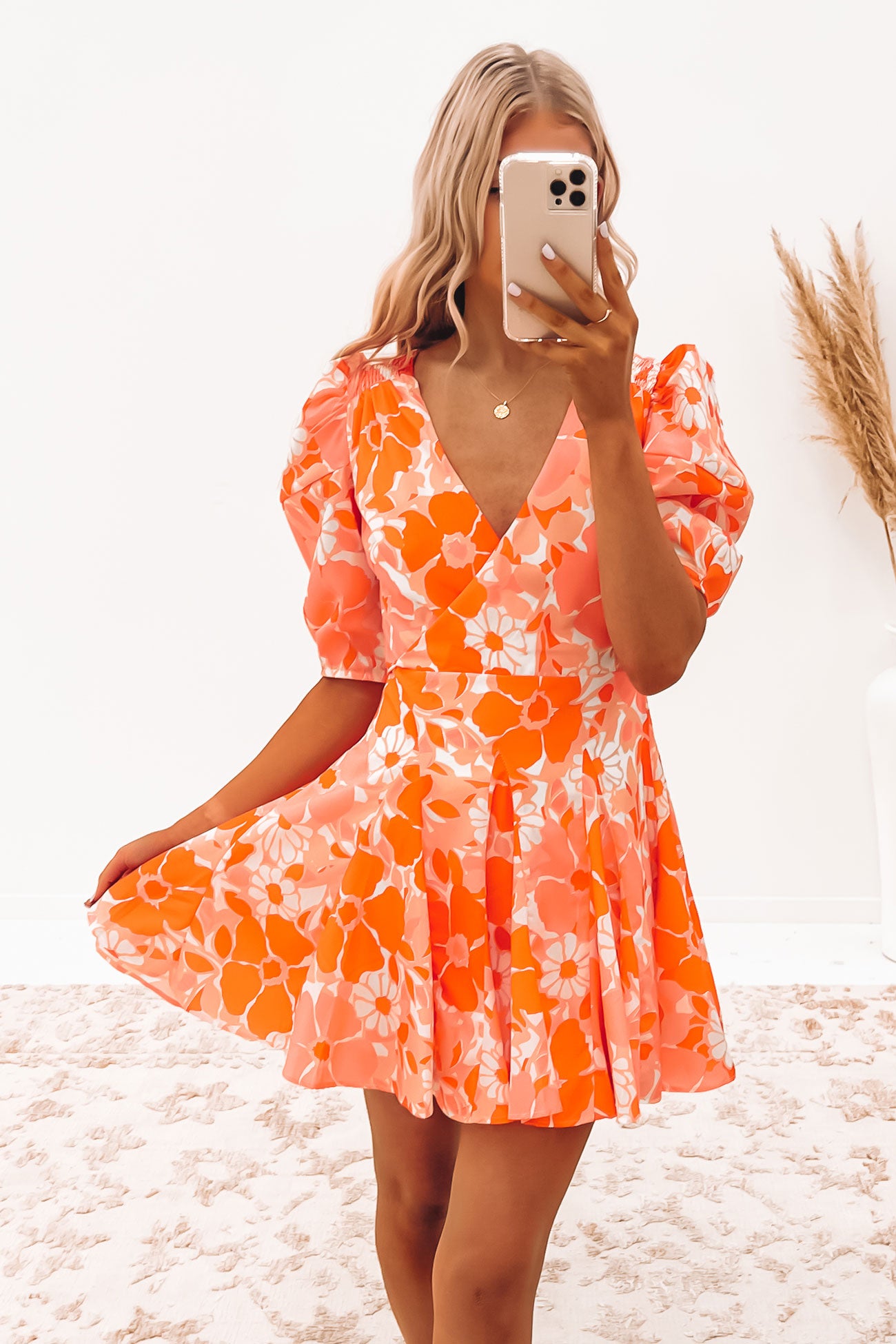 Payten Mini Dress Orange