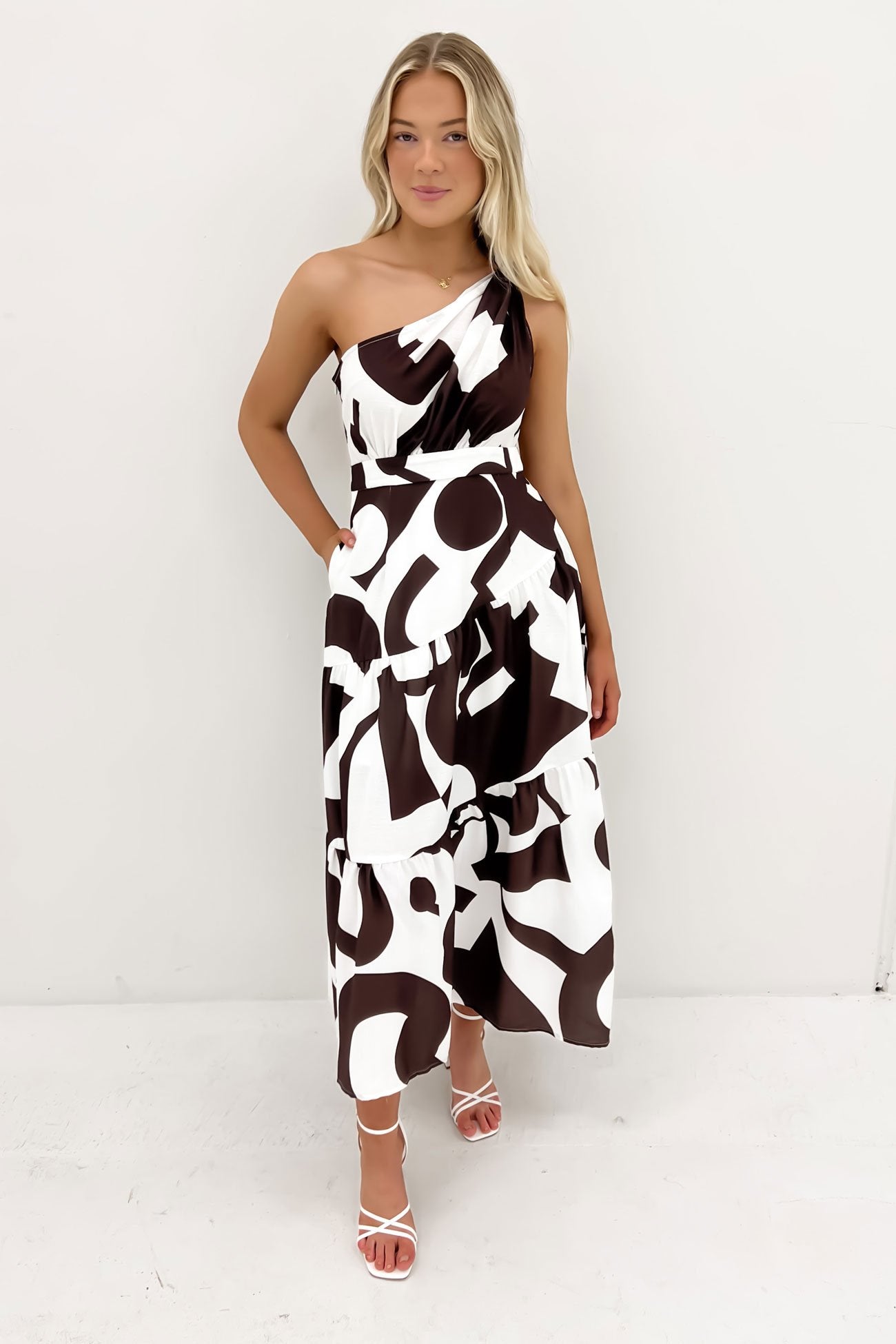 Penn Midi Dress White Chocolate