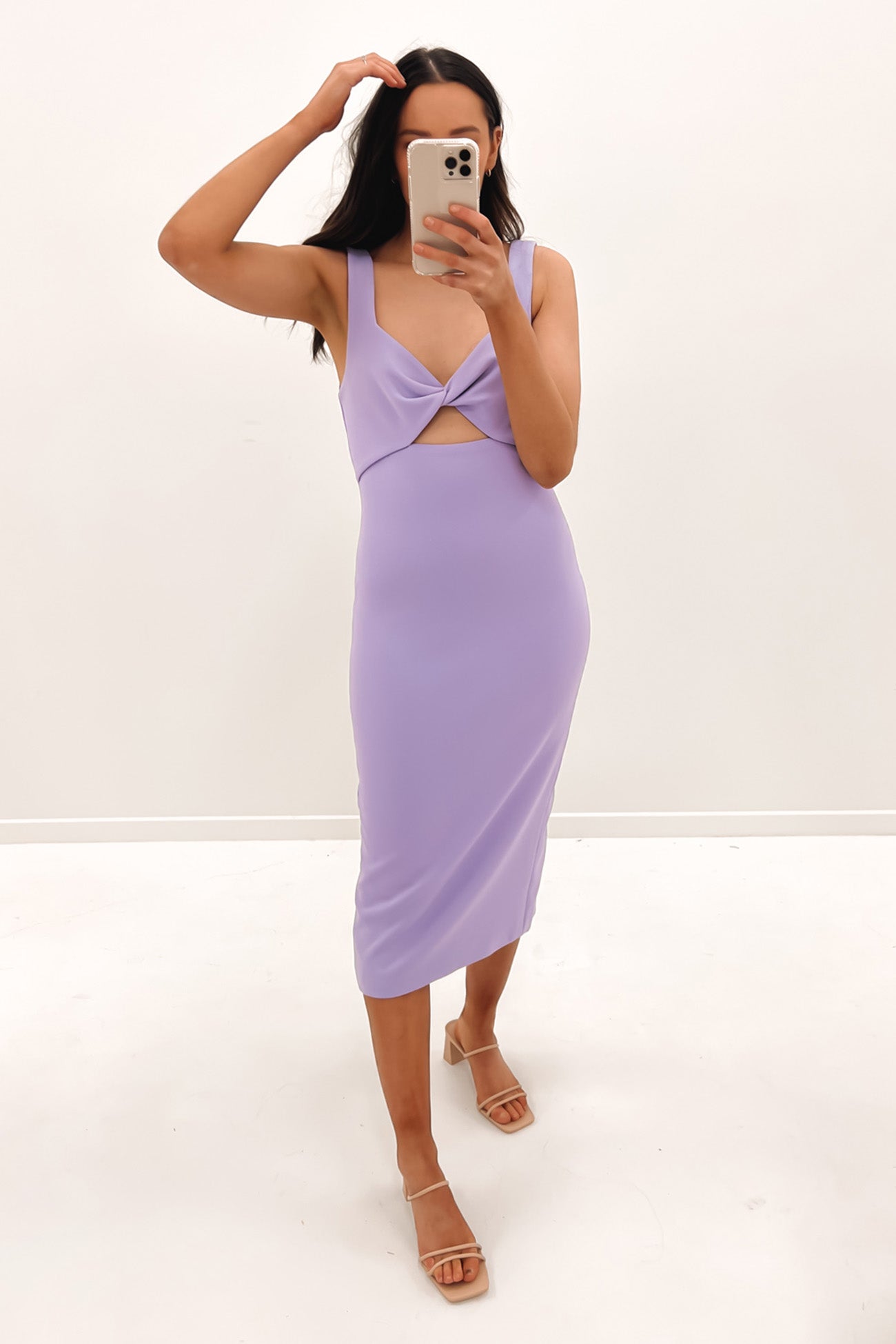 Perception Midi Dress Lilac