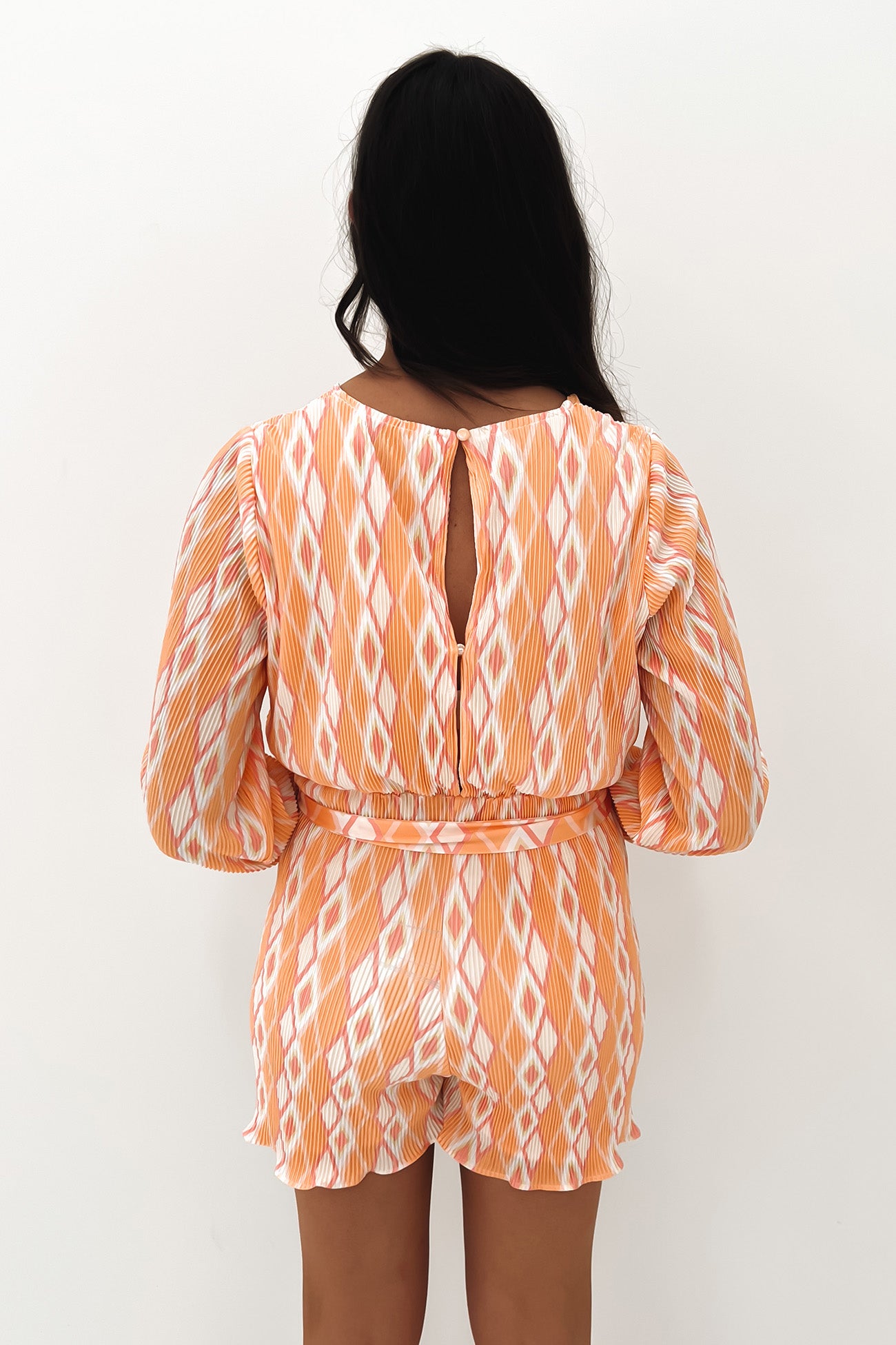 Perry Playsuit Orange Multi