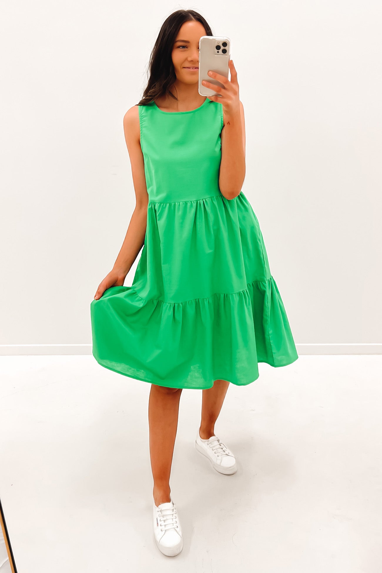 Peyton Midi Dress Green