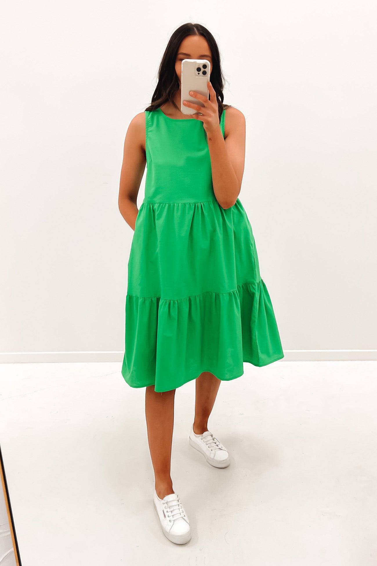 Peyton Midi Dress Green